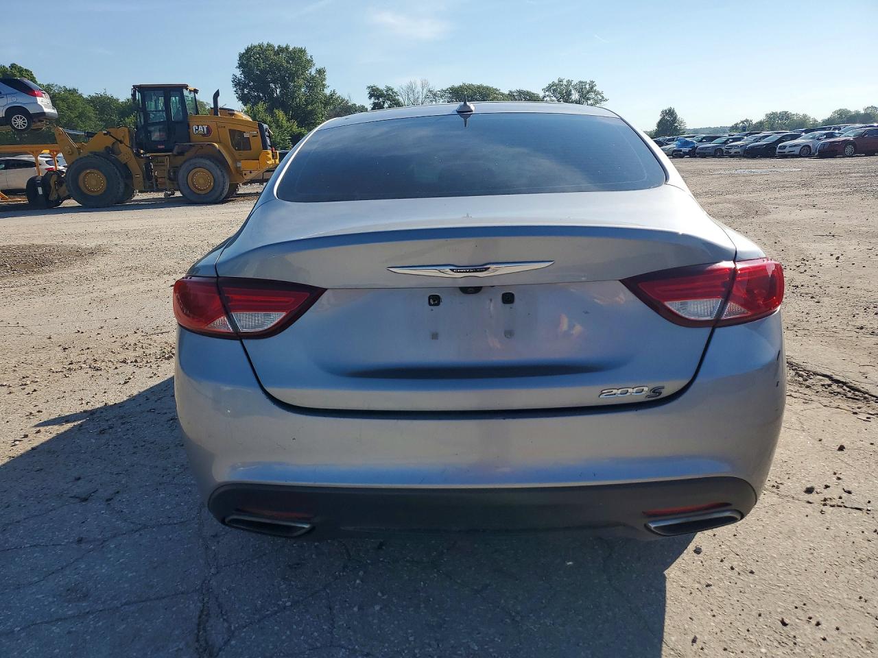 2015 Chrysler 200 S Silver vin: 1C3CCCBB3FN550569