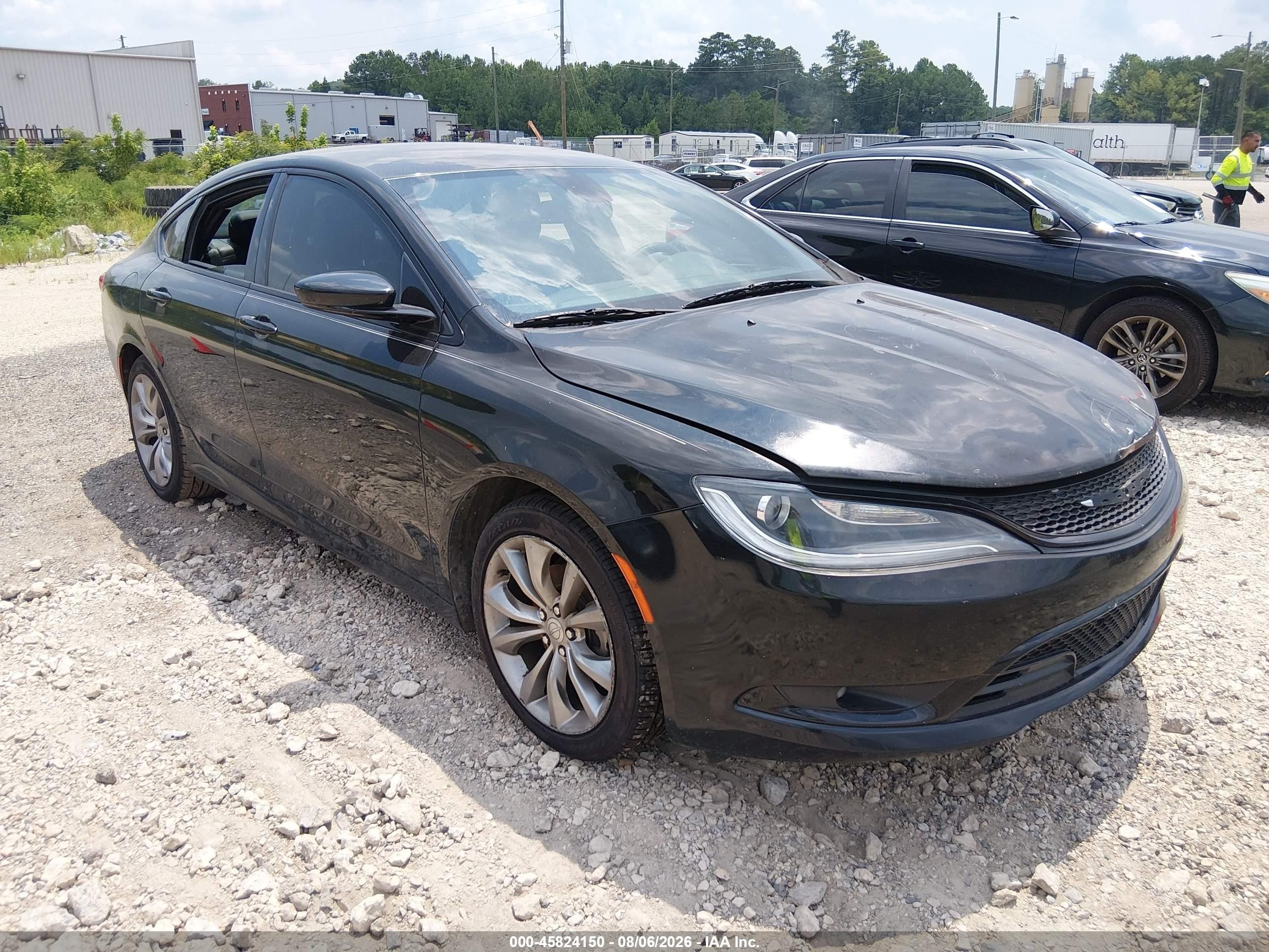 2015 Chrysler 200 S Black vin: 1C3CCCBB3FN557456