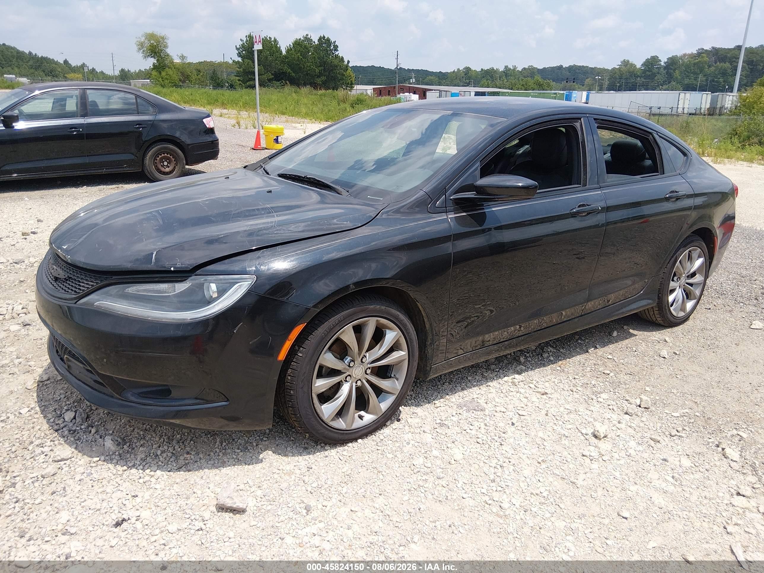 2015 Chrysler 200 S Black vin: 1C3CCCBB3FN557456