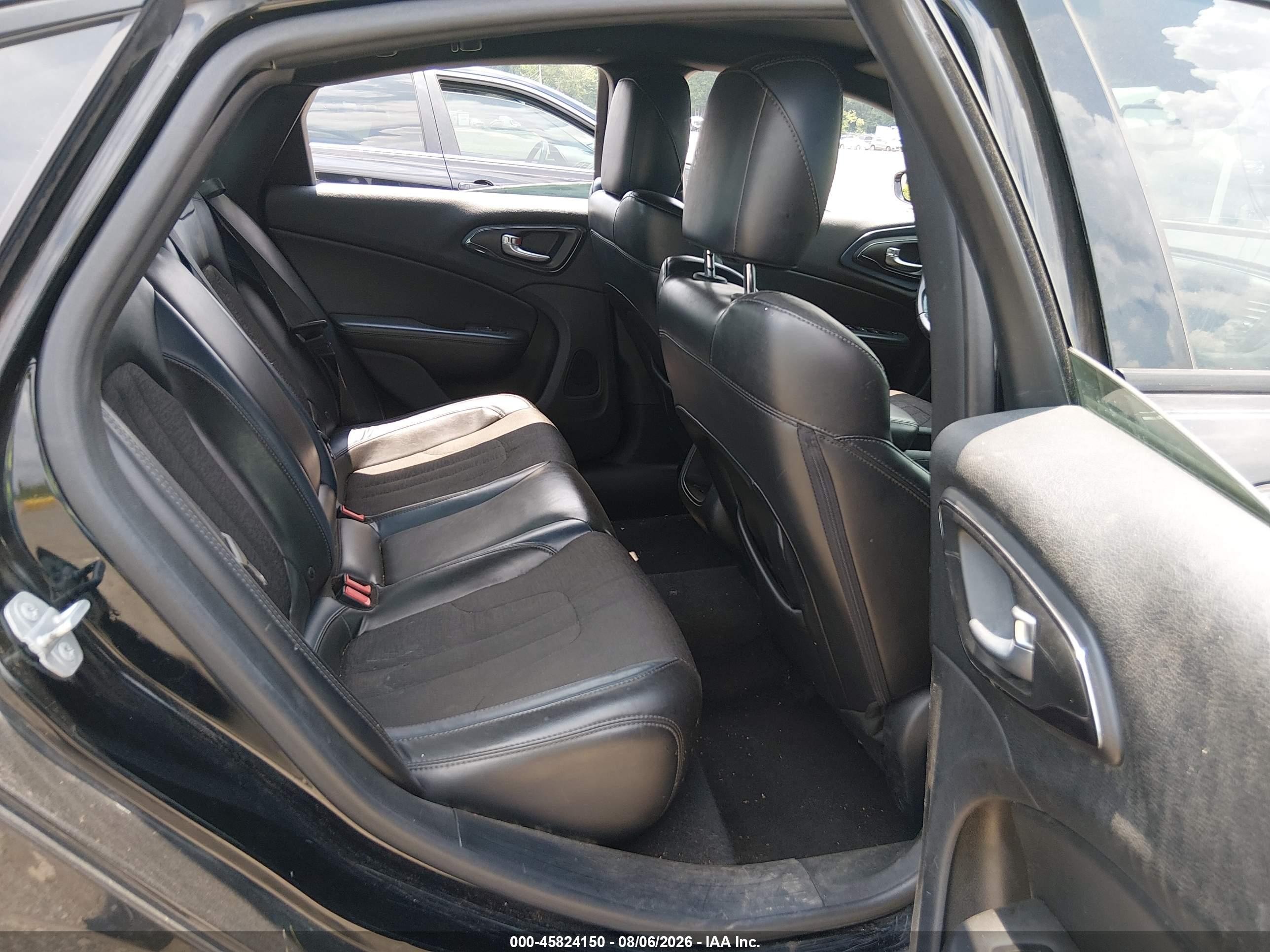 2015 Chrysler 200 S Black vin: 1C3CCCBB3FN557456