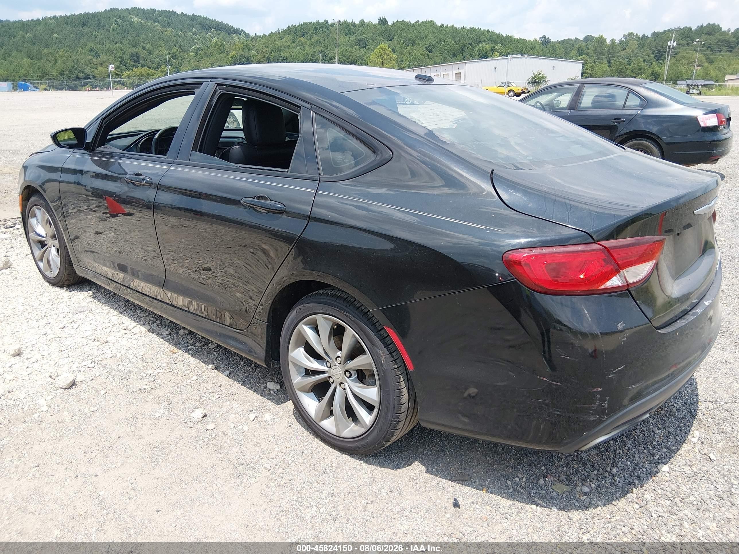 2015 Chrysler 200 S Black vin: 1C3CCCBB3FN557456
