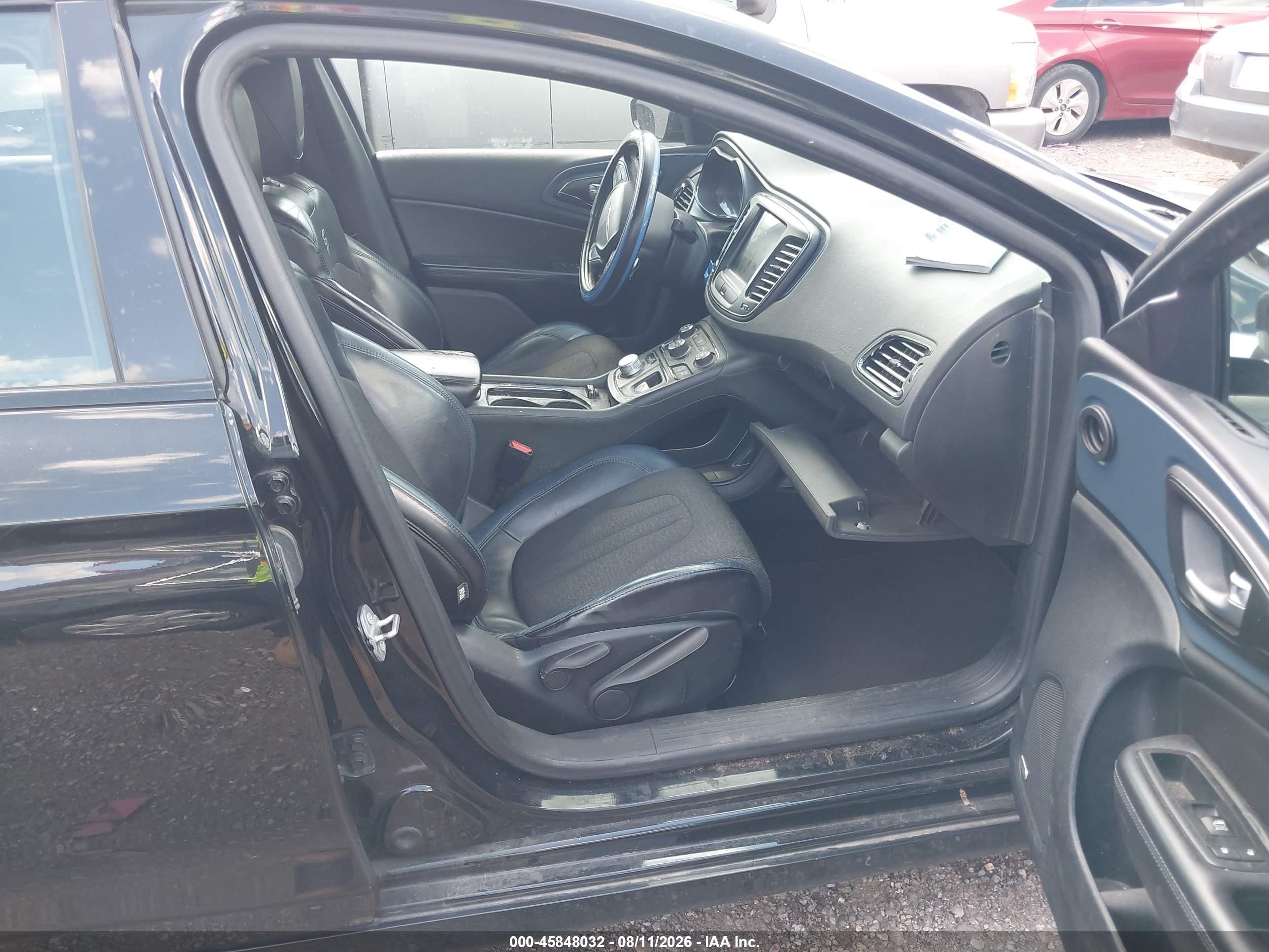 2015 Chrysler 200 S Black vin: 1C3CCCBB3FN617753
