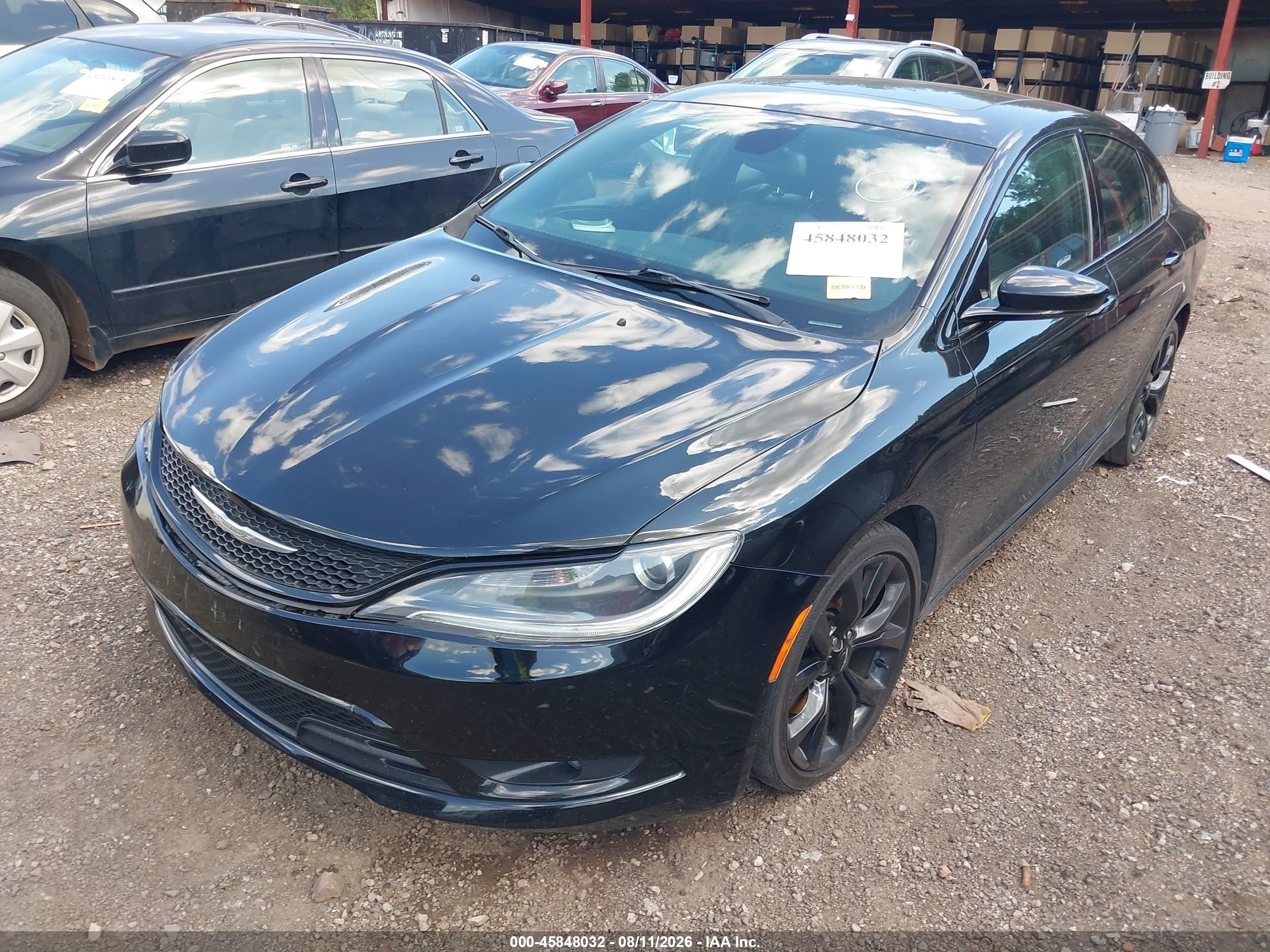 2015 Chrysler 200 S Black vin: 1C3CCCBB3FN617753