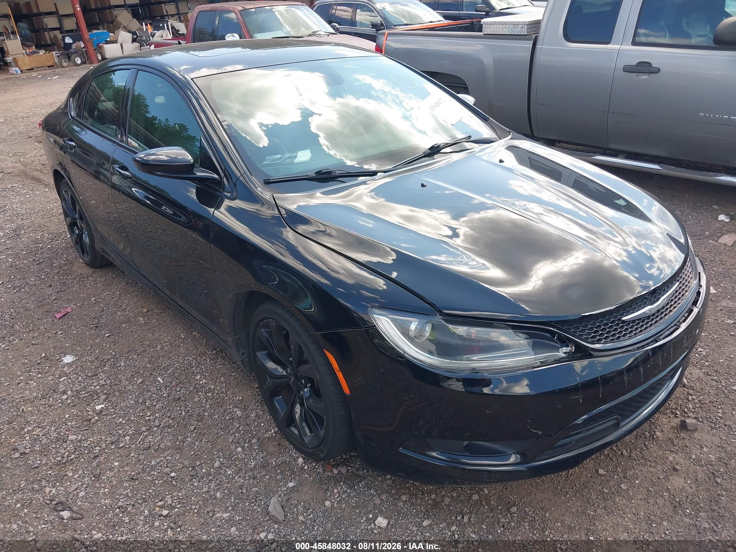 2015 Chrysler 200 S Black vin: 1C3CCCBB3FN617753