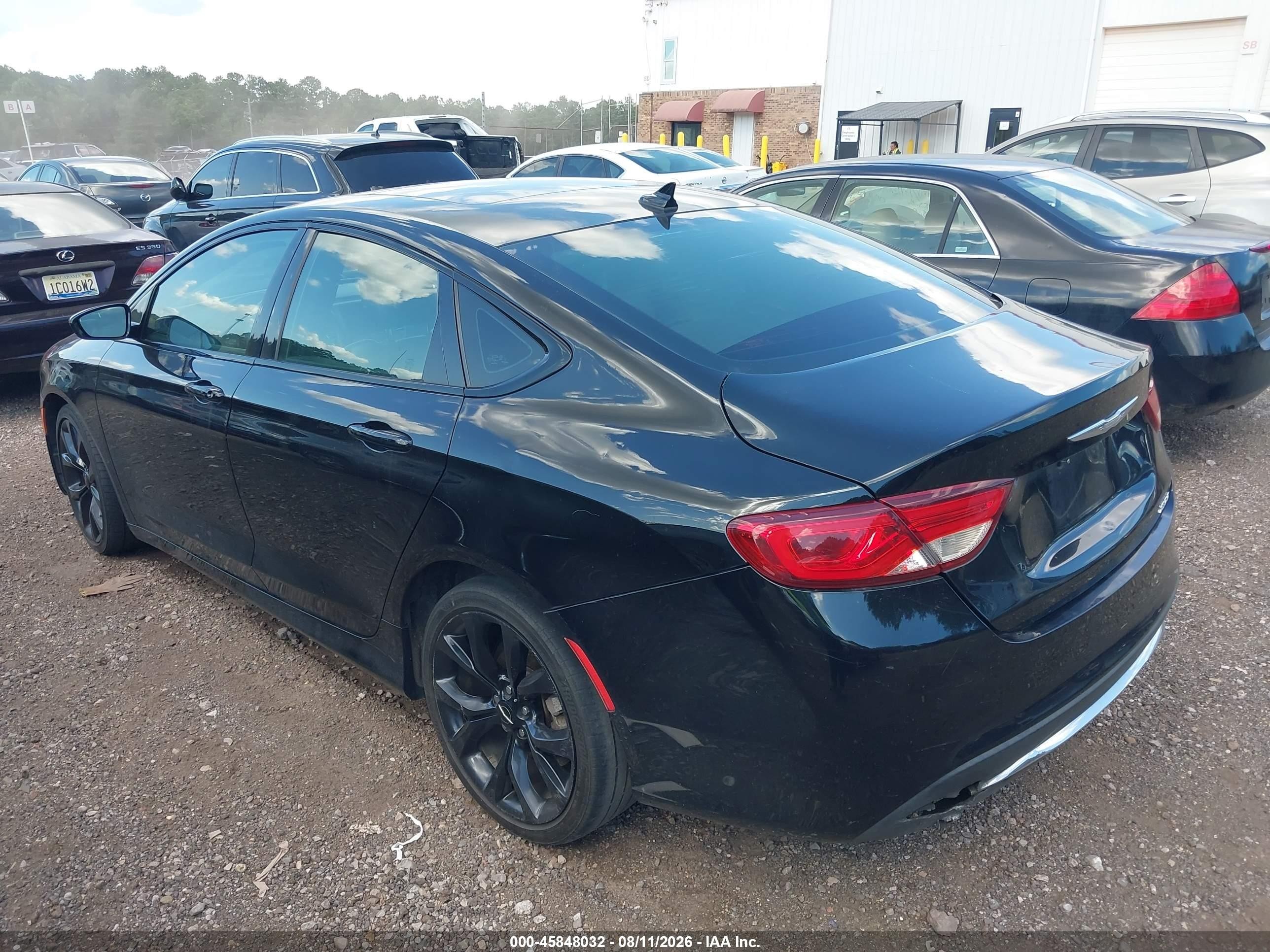 2015 Chrysler 200 S Black vin: 1C3CCCBB3FN617753