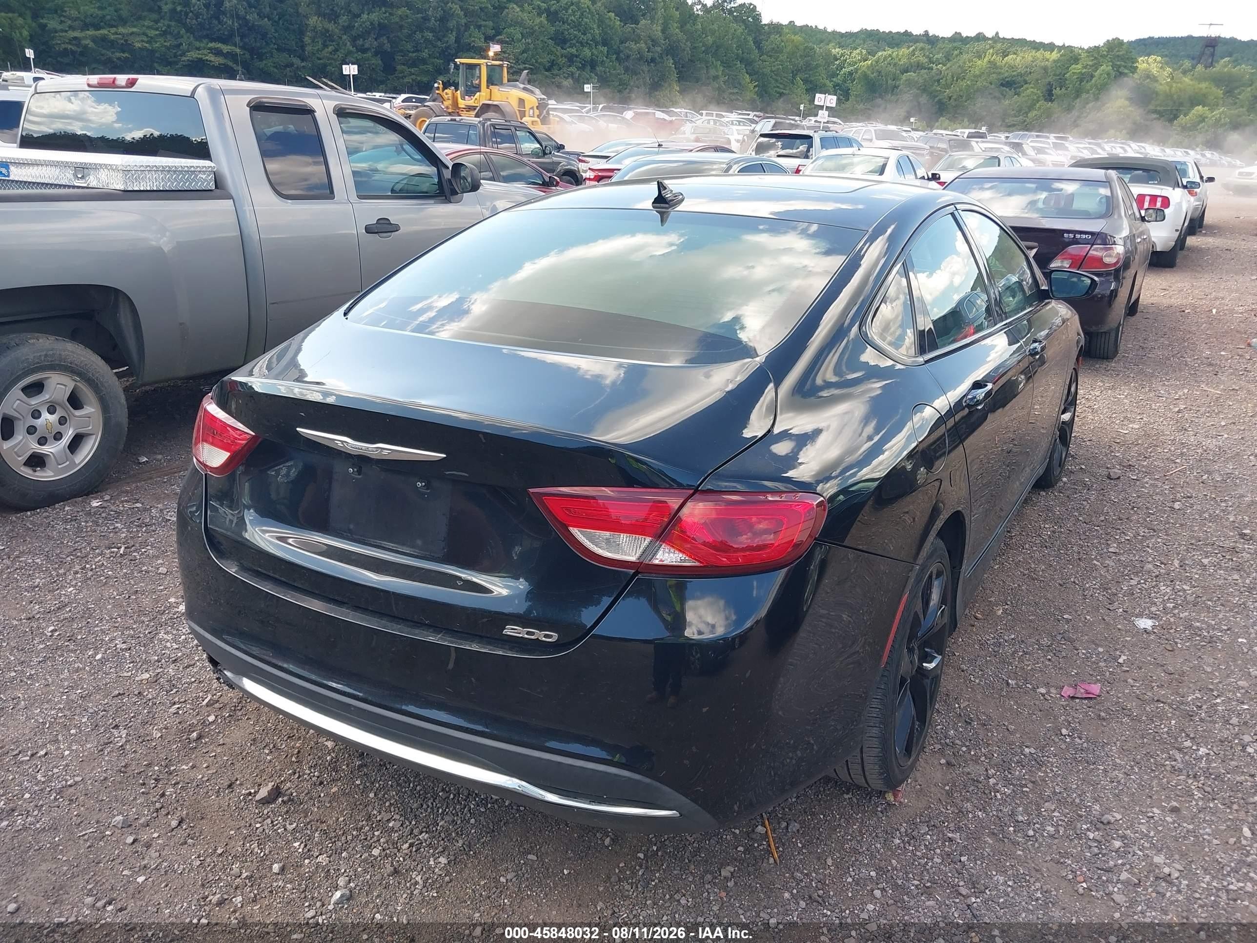 2015 Chrysler 200 S Black vin: 1C3CCCBB3FN617753