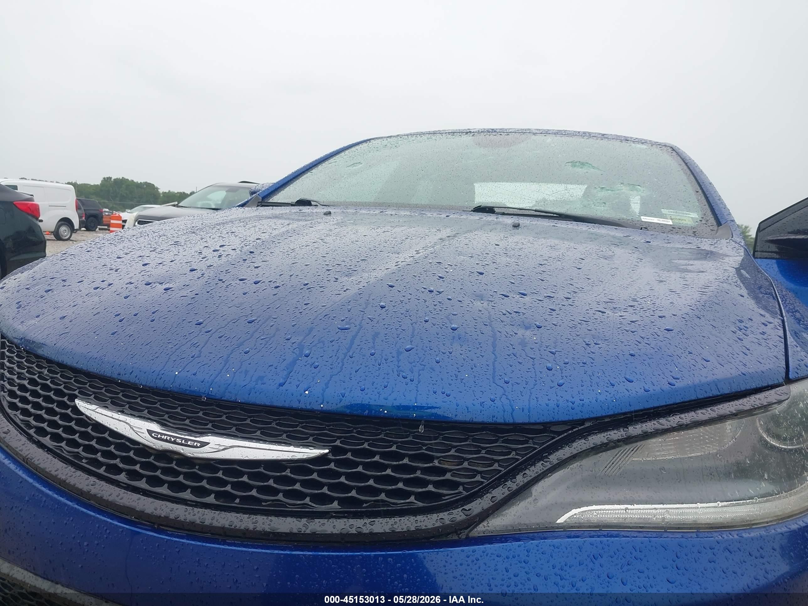 2015 Chrysler 200 S Blue vin: 1C3CCCBB3FN677774
