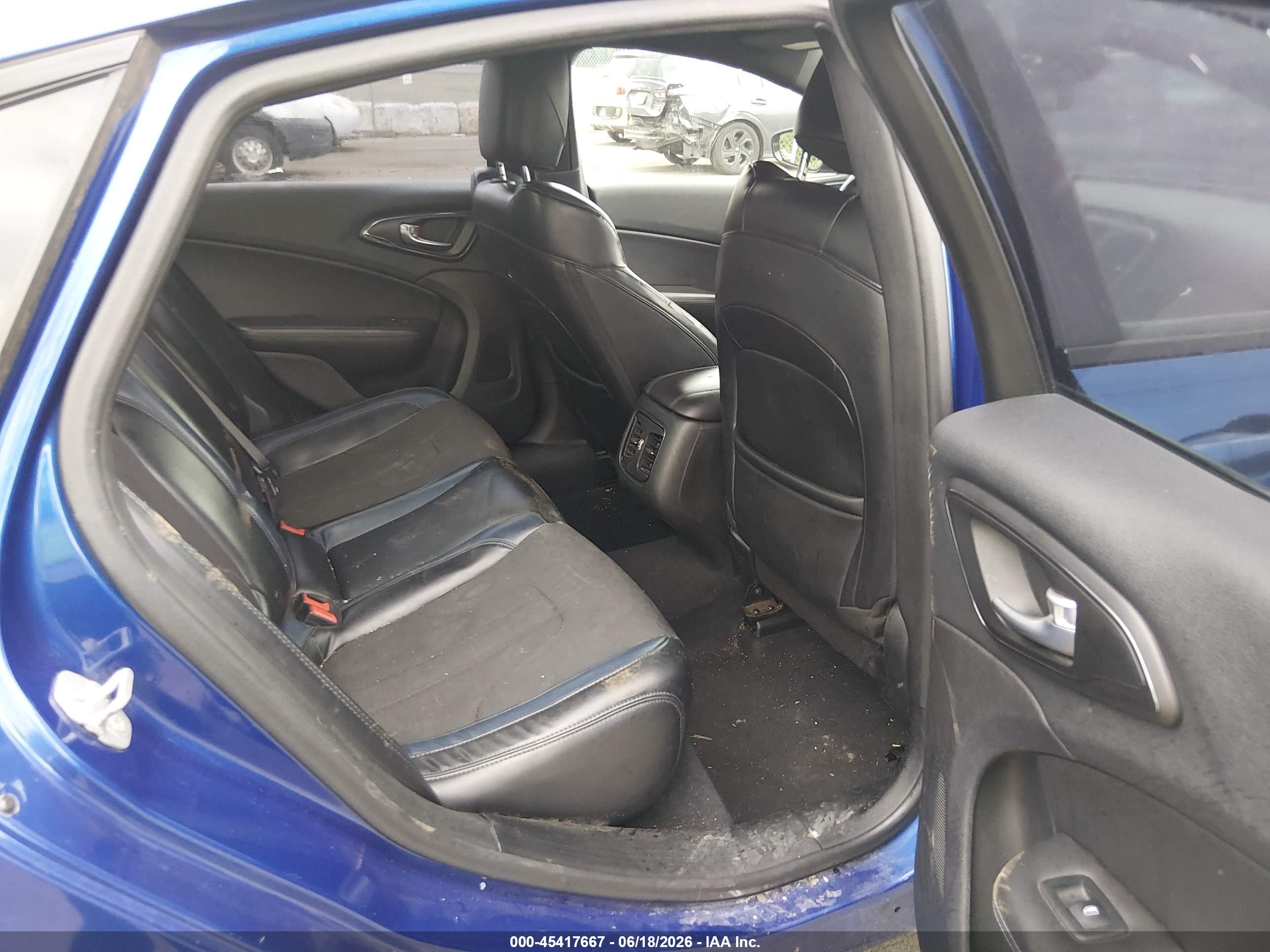 2015 Chrysler 200 S Синий vin: 1C3CCCBB4FN610200