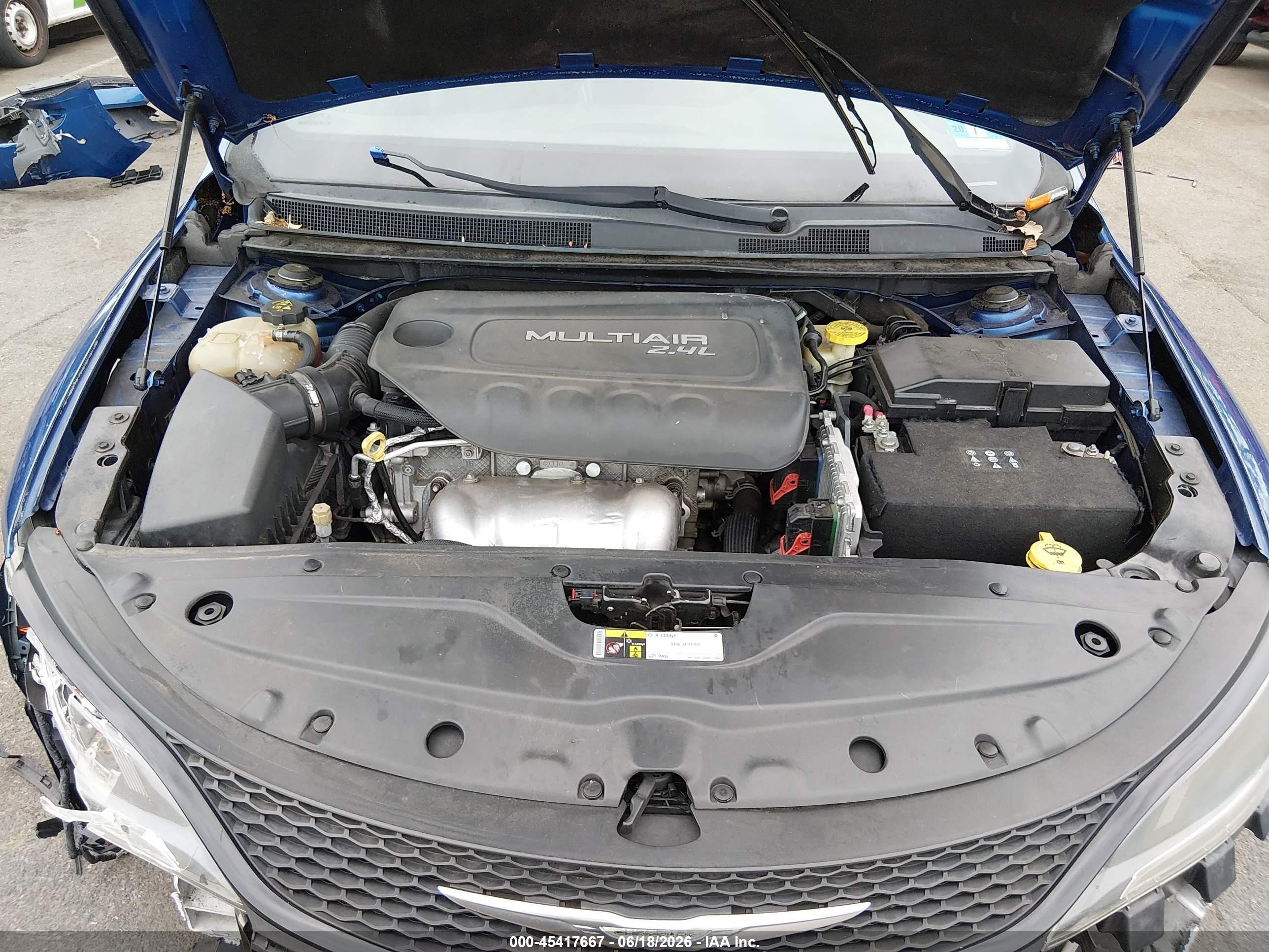 2015 Chrysler 200 S Синий vin: 1C3CCCBB4FN610200