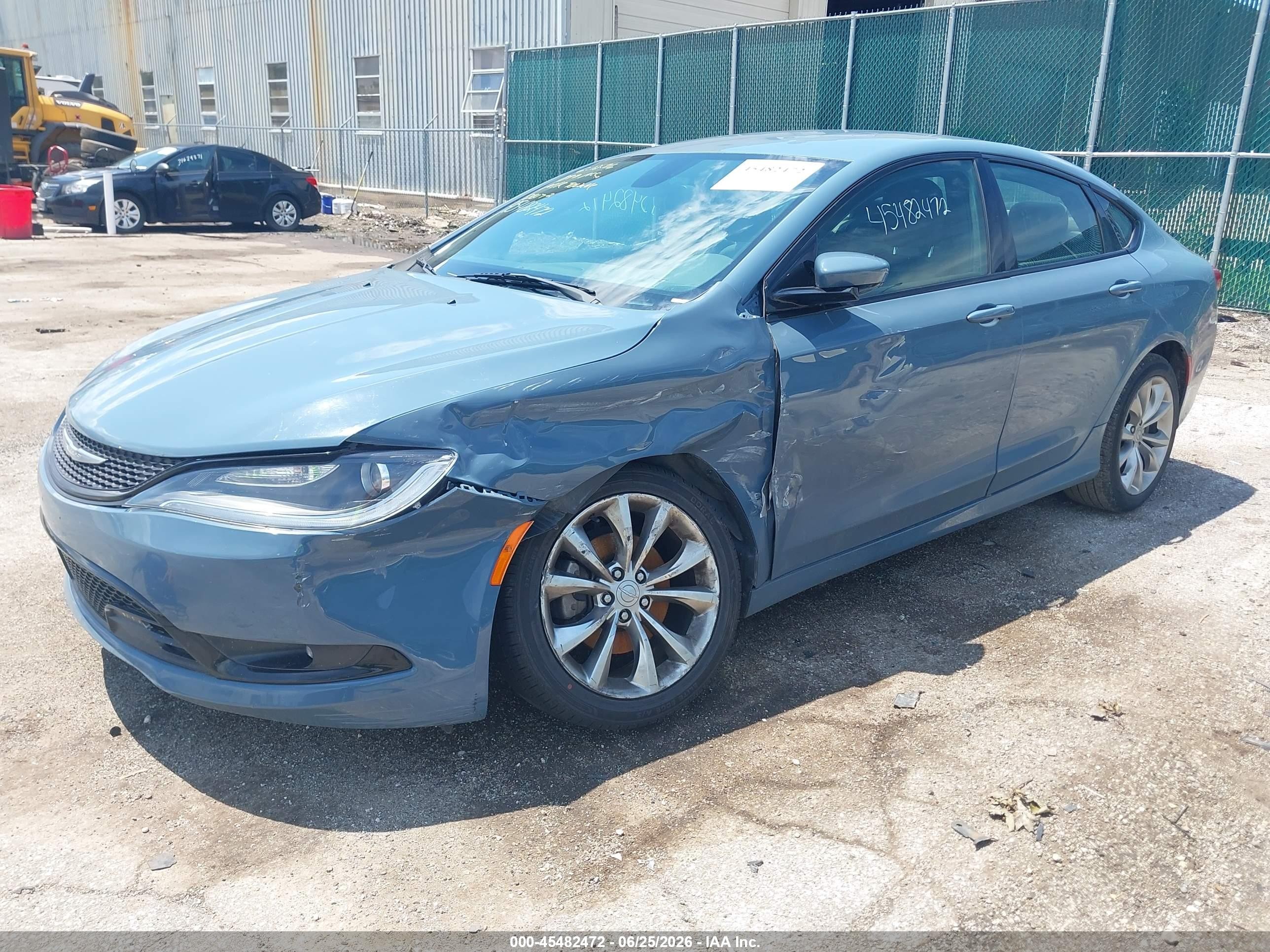 2015 Chrysler 200 S Blue vin: 1C3CCCBB4FN649689