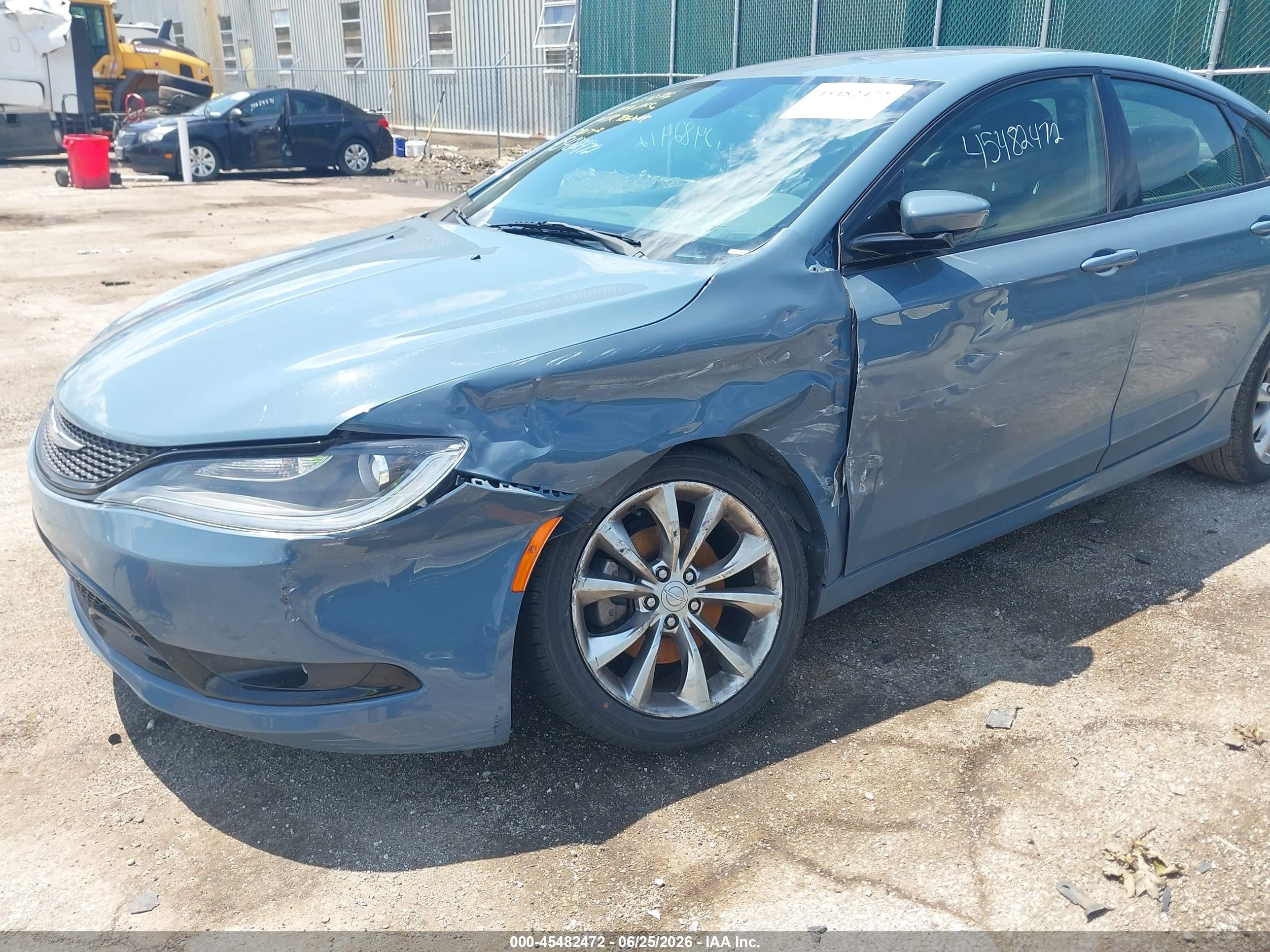 2015 Chrysler 200 S Blue vin: 1C3CCCBB4FN649689