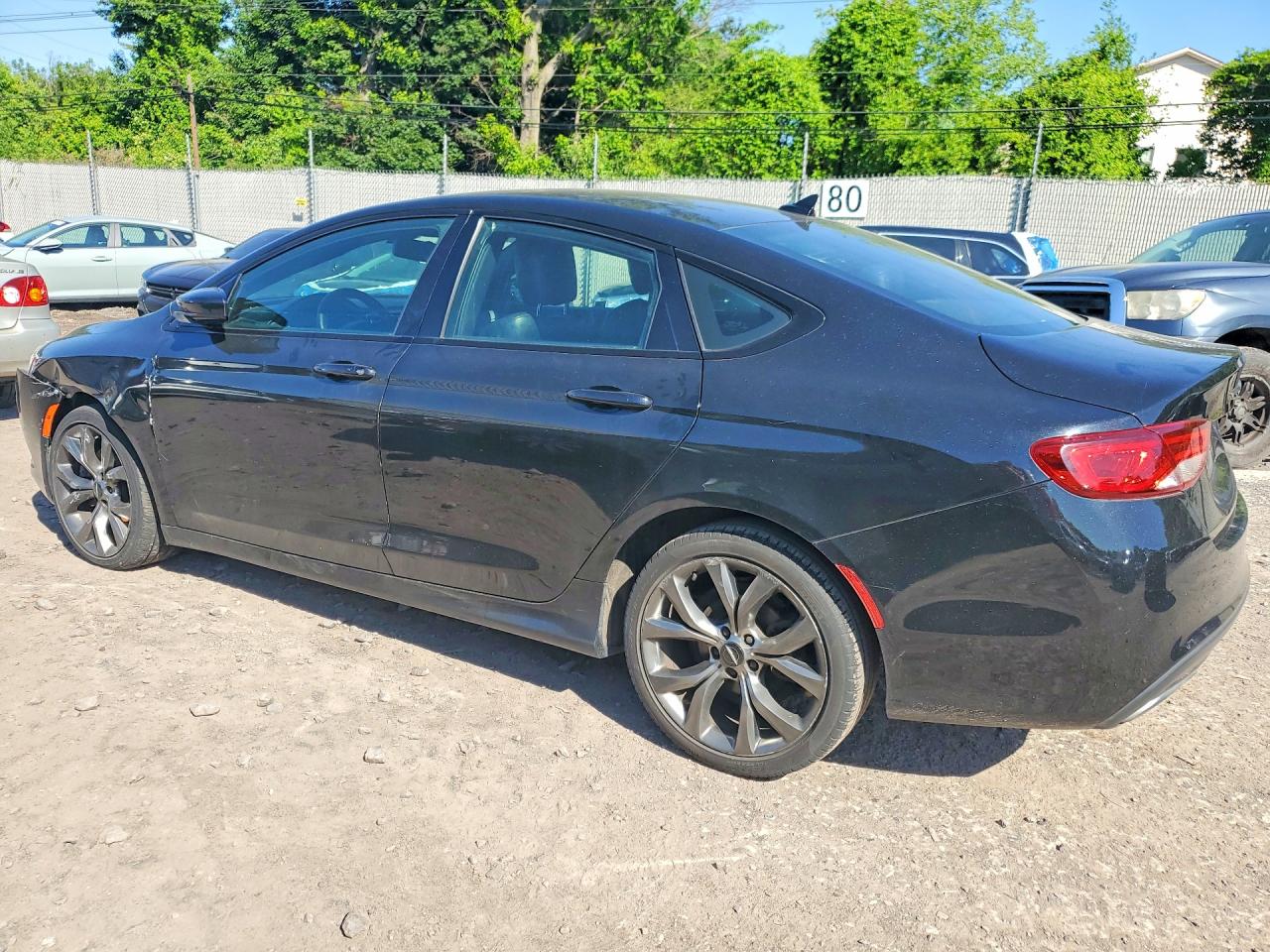 2015 Chrysler 200 S Black vin: 1C3CCCBB4FN674219