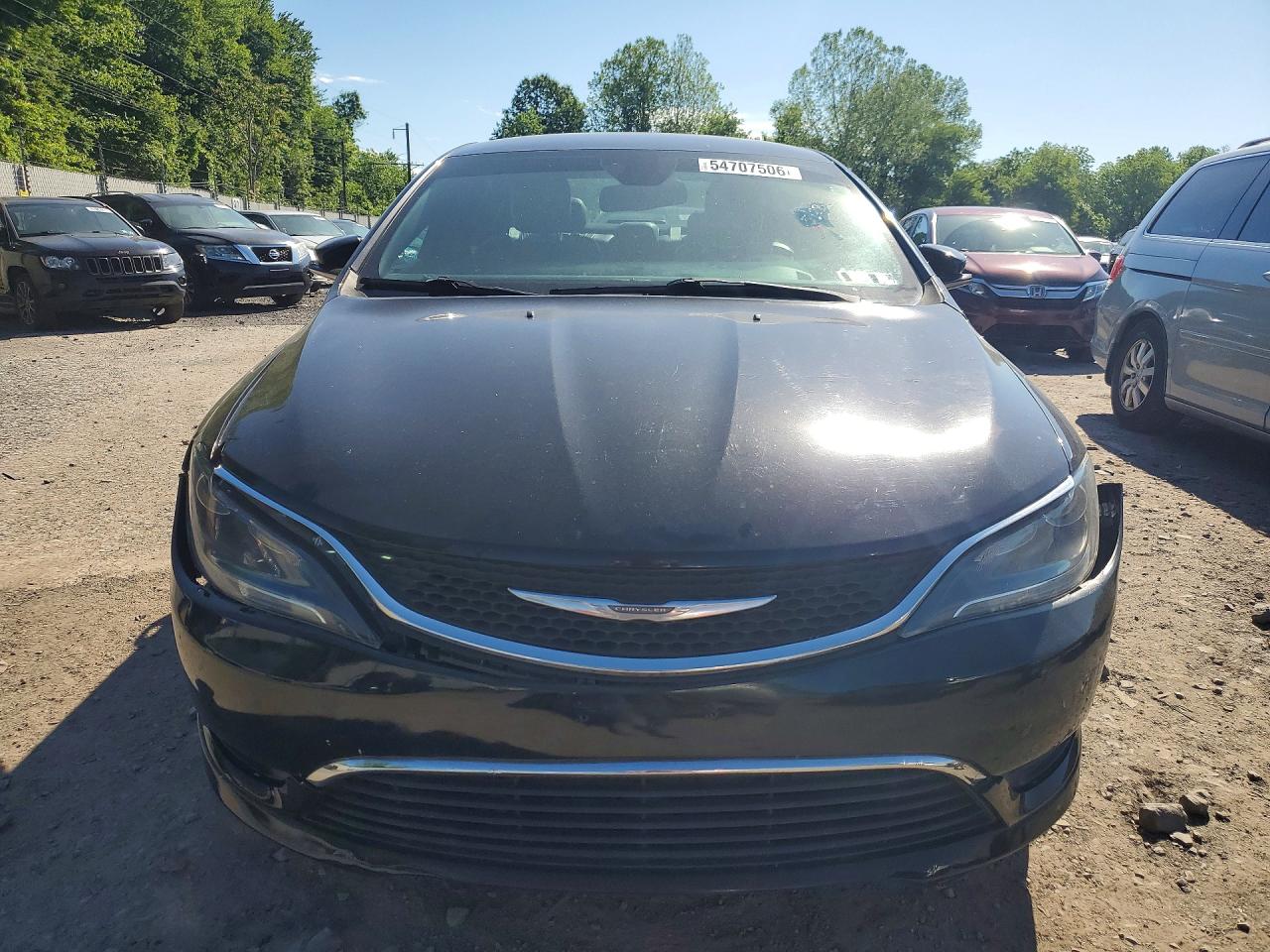 2015 Chrysler 200 S Black vin: 1C3CCCBB4FN674219