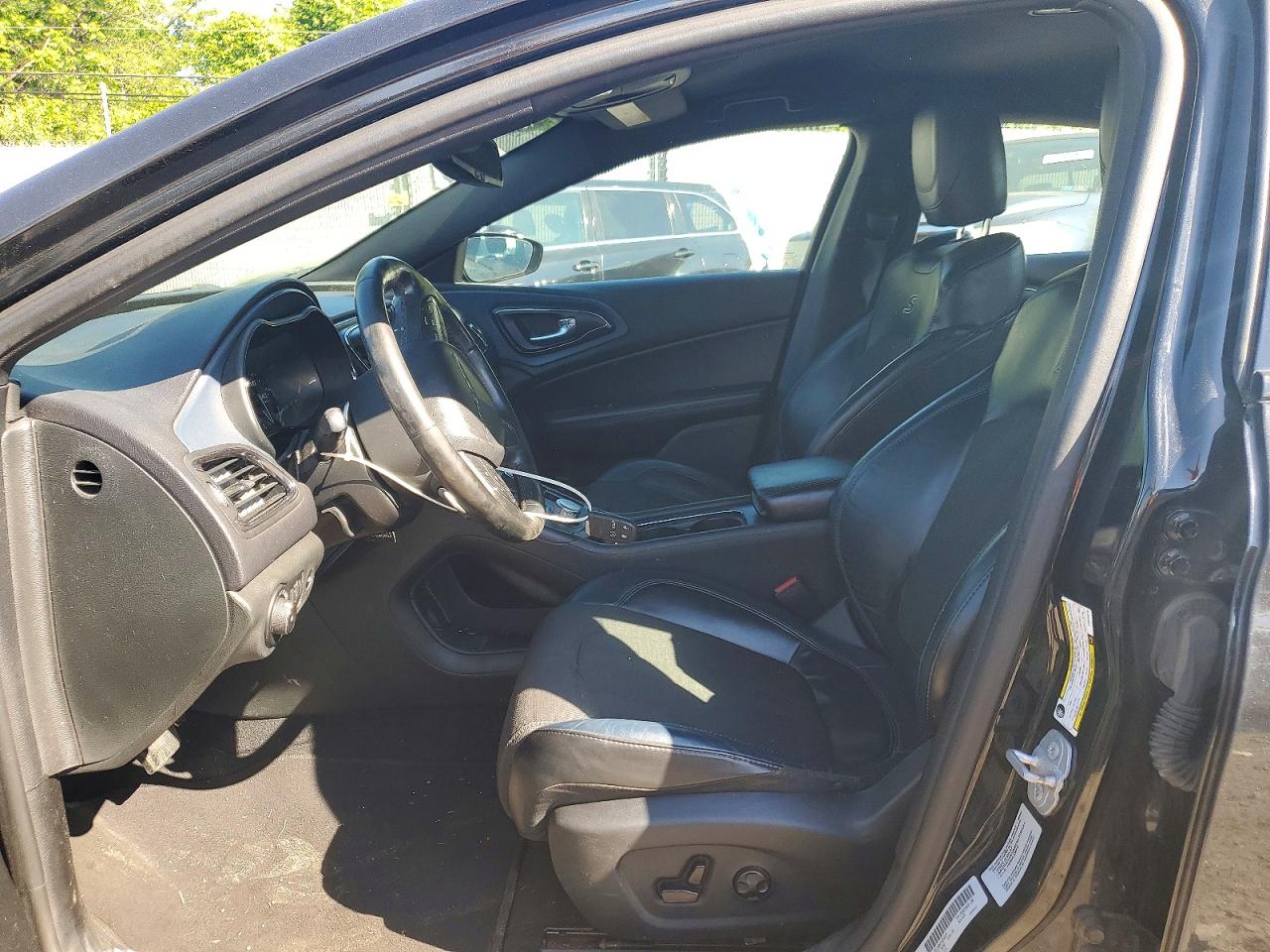 2015 Chrysler 200 S Black vin: 1C3CCCBB4FN674219