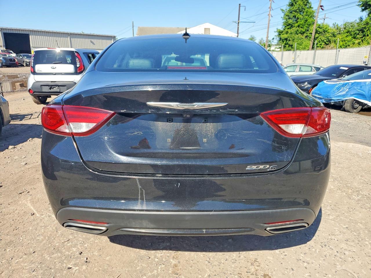2015 Chrysler 200 S Black vin: 1C3CCCBB4FN674219