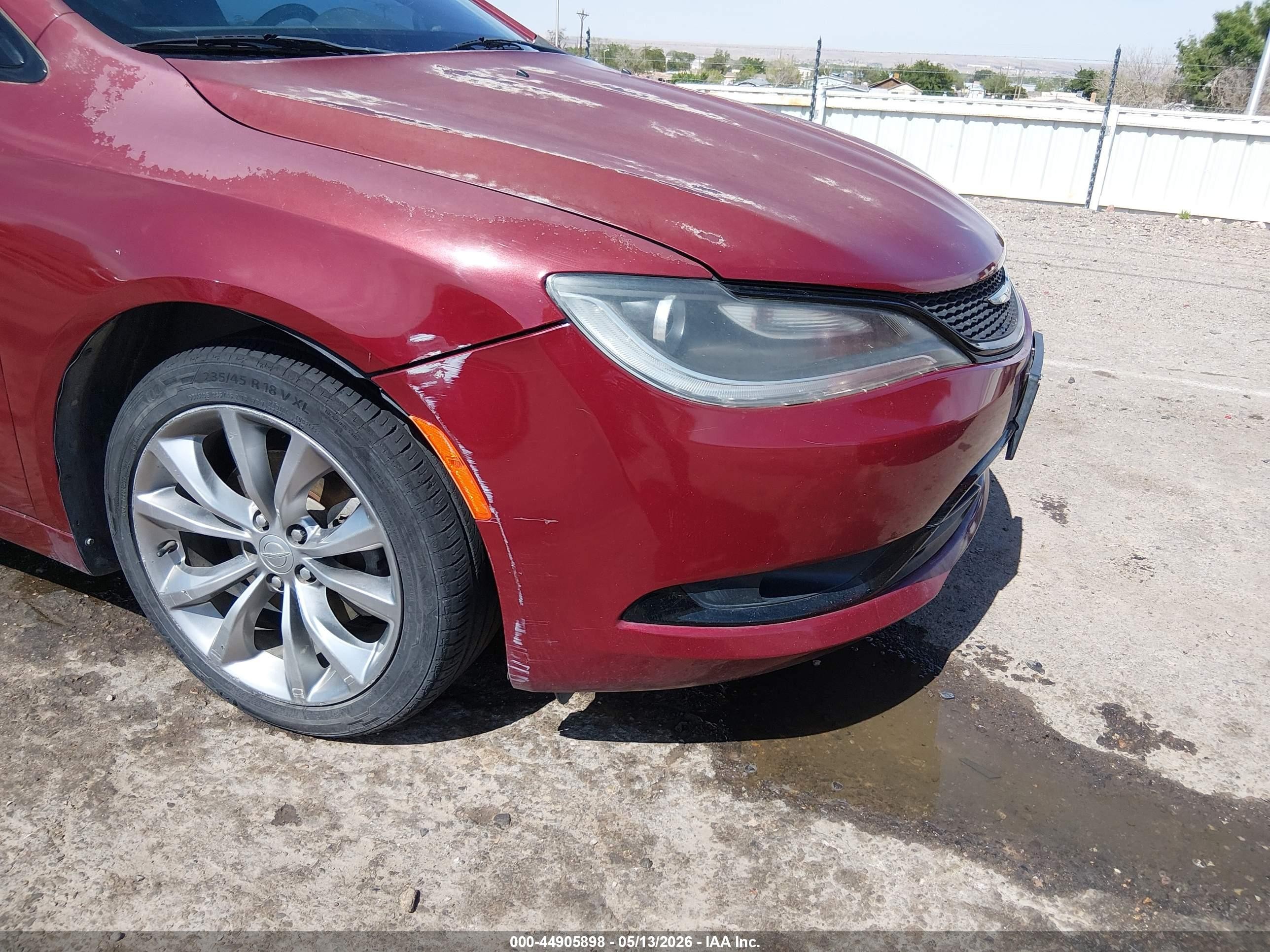 2016 Chrysler 200 S Red vin: 1C3CCCBB4GN115402