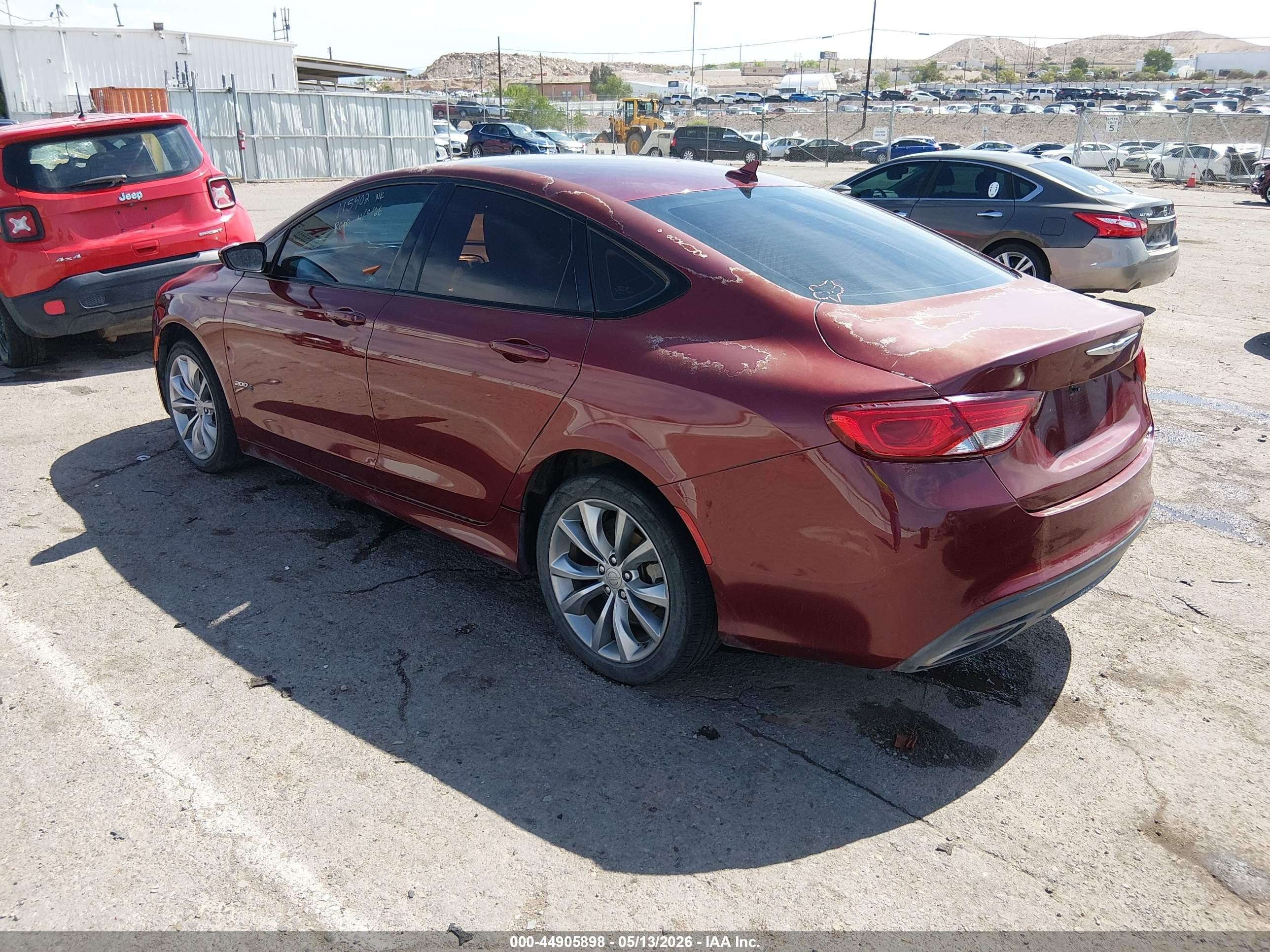 2016 Chrysler 200 S Red vin: 1C3CCCBB4GN115402