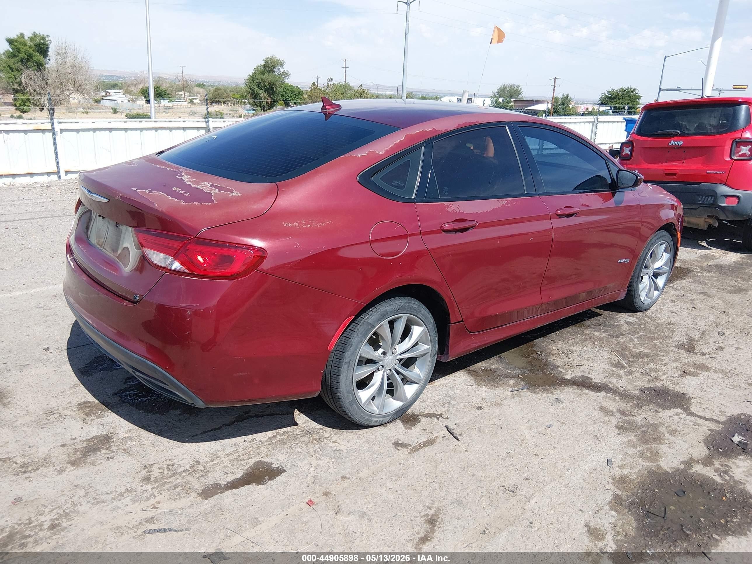2016 Chrysler 200 S Red vin: 1C3CCCBB4GN115402