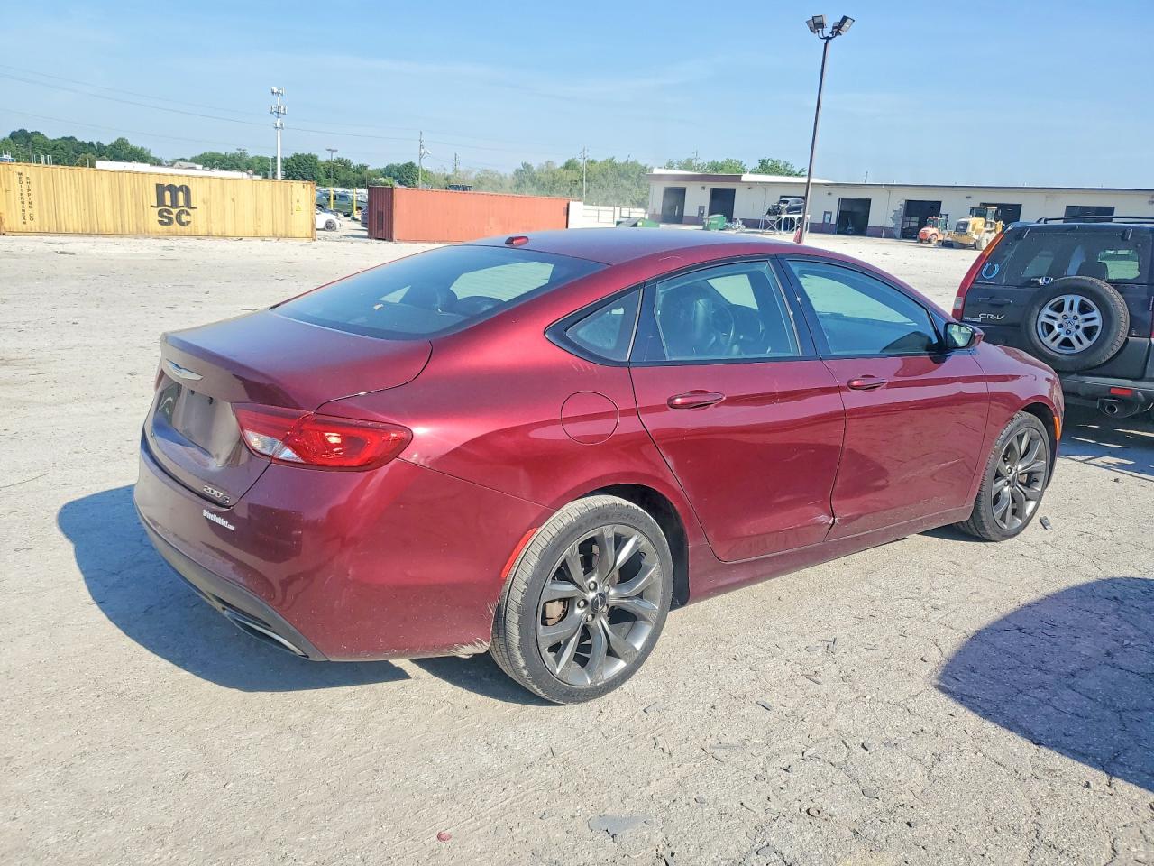 2016 Chrysler 200 S Maroon vin: 1C3CCCBB4GN124150
