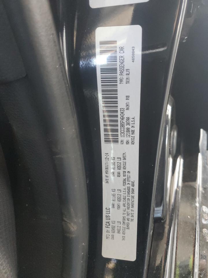 2015 Chrysler 200 S Black vin: 1C3CCCBB5FN643433