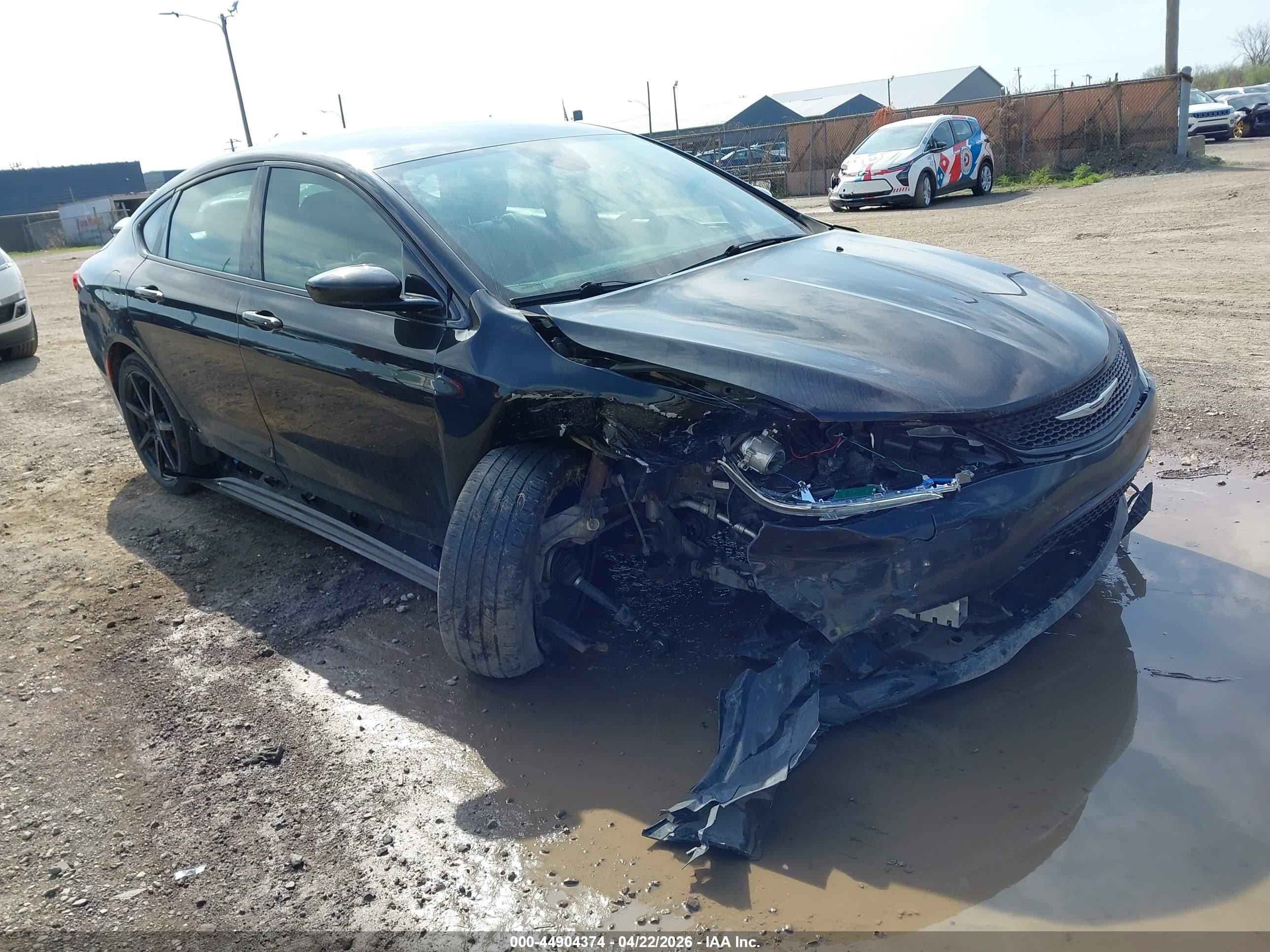 2015 Chrysler 200 S Black vin: 1C3CCCBB5FN752894