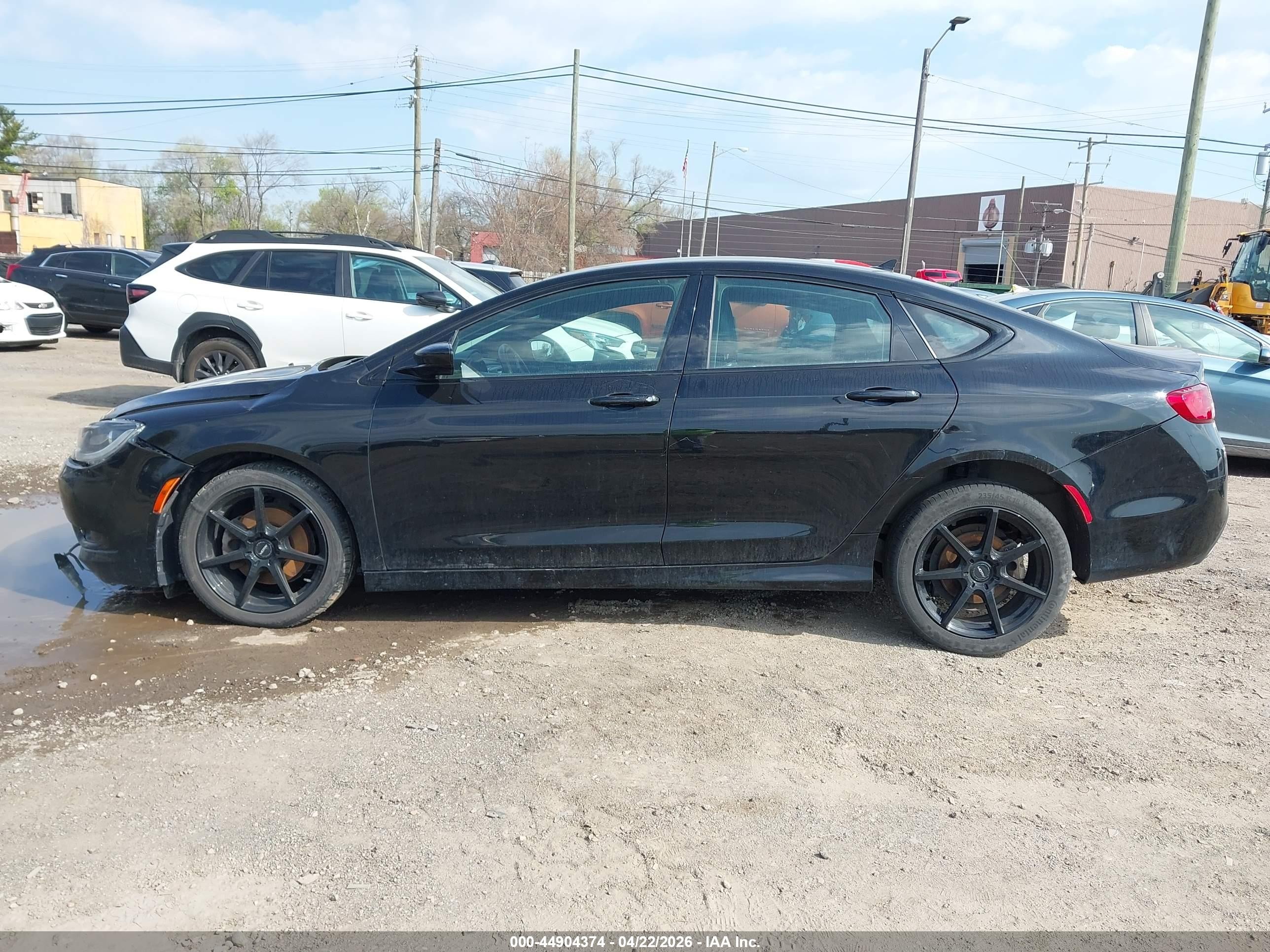 2015 Chrysler 200 S Black vin: 1C3CCCBB5FN752894