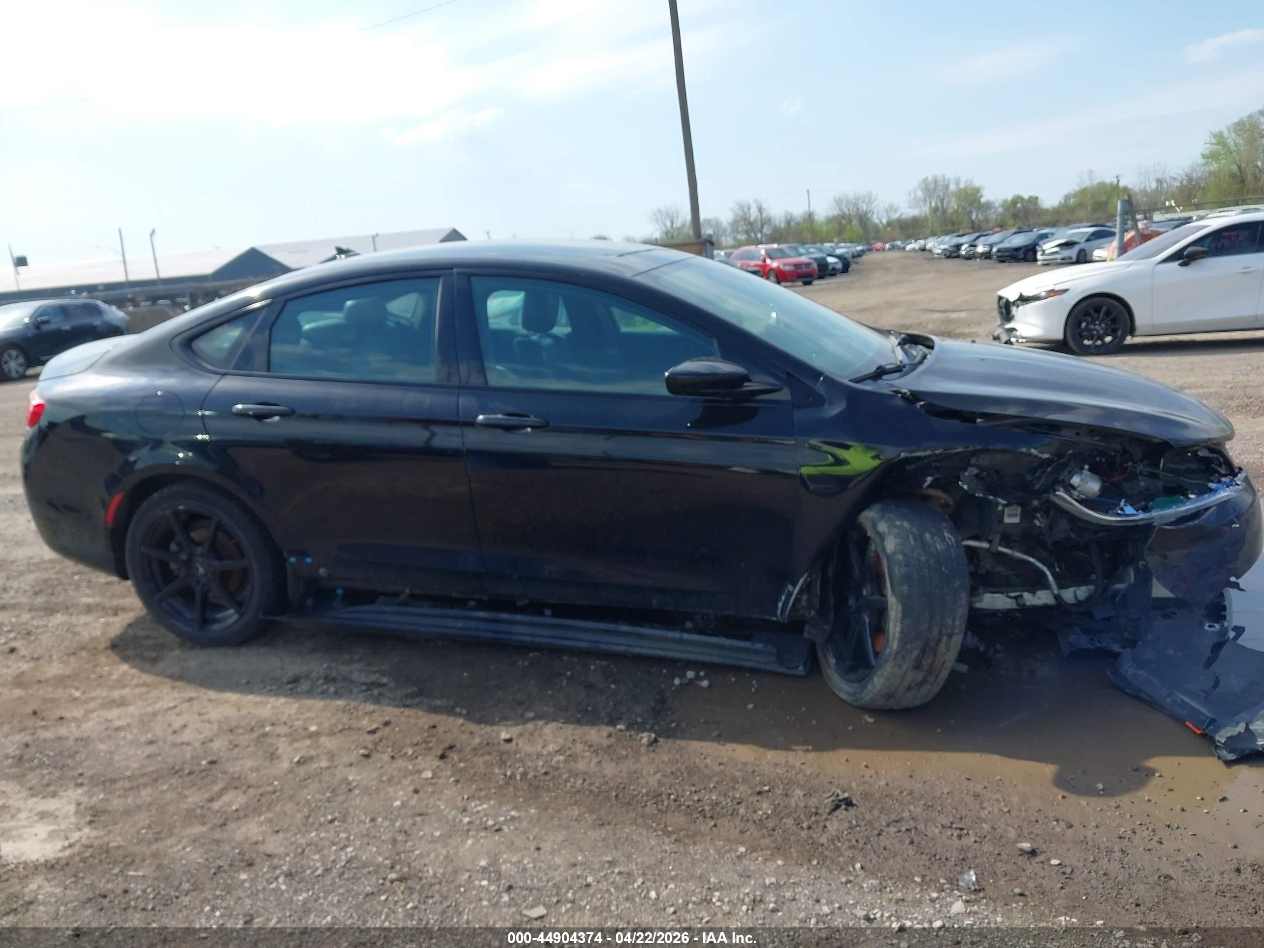 2015 Chrysler 200 S Black vin: 1C3CCCBB5FN752894