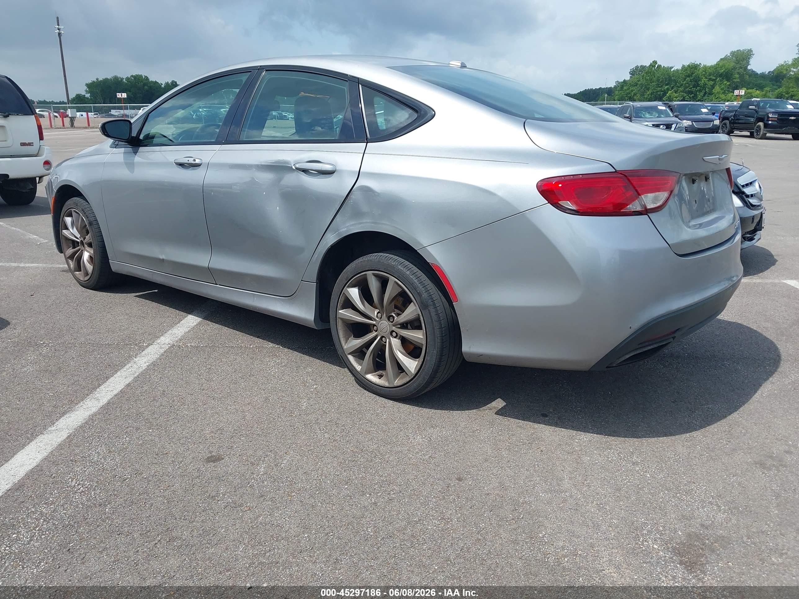 2015 Chrysler 200 S Gray vin: 1C3CCCBB6FN535550