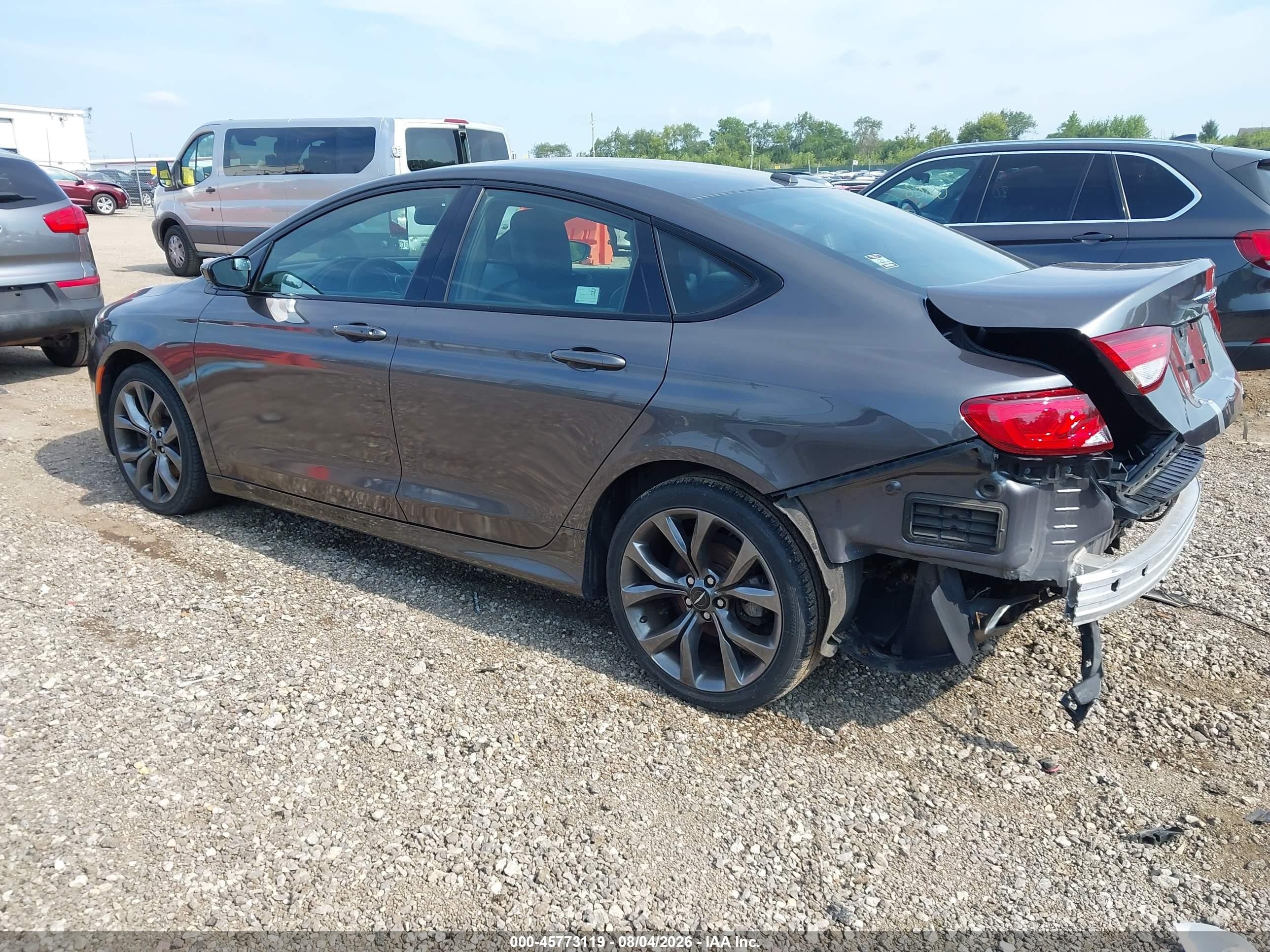 2015 Chrysler 200 S Gray vin: 1C3CCCBB6FN614328