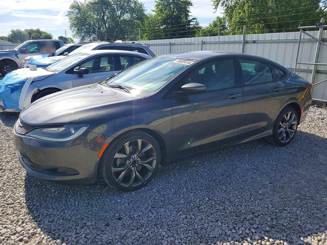 2015 Chrysler 200 S Серый vin: 1C3CCCBB6FN614653