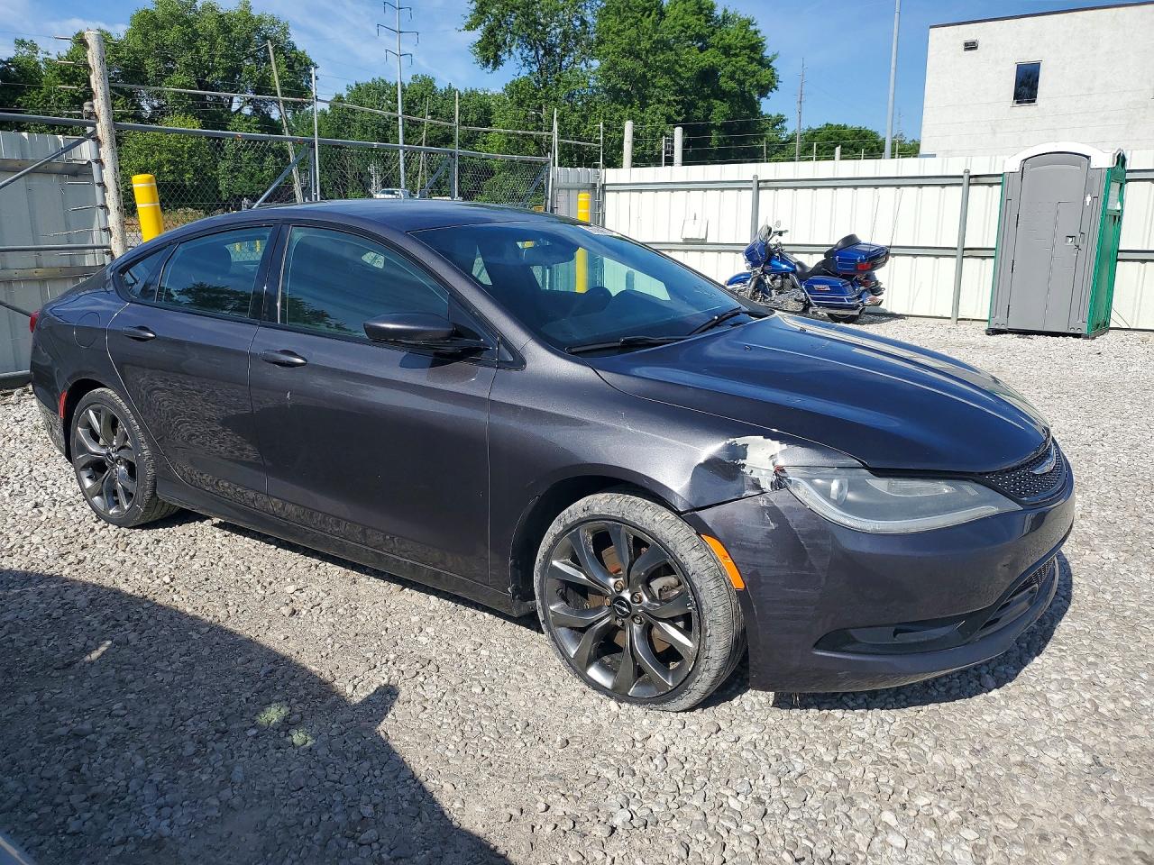 2015 Chrysler 200 S Серый vin: 1C3CCCBB6FN614653