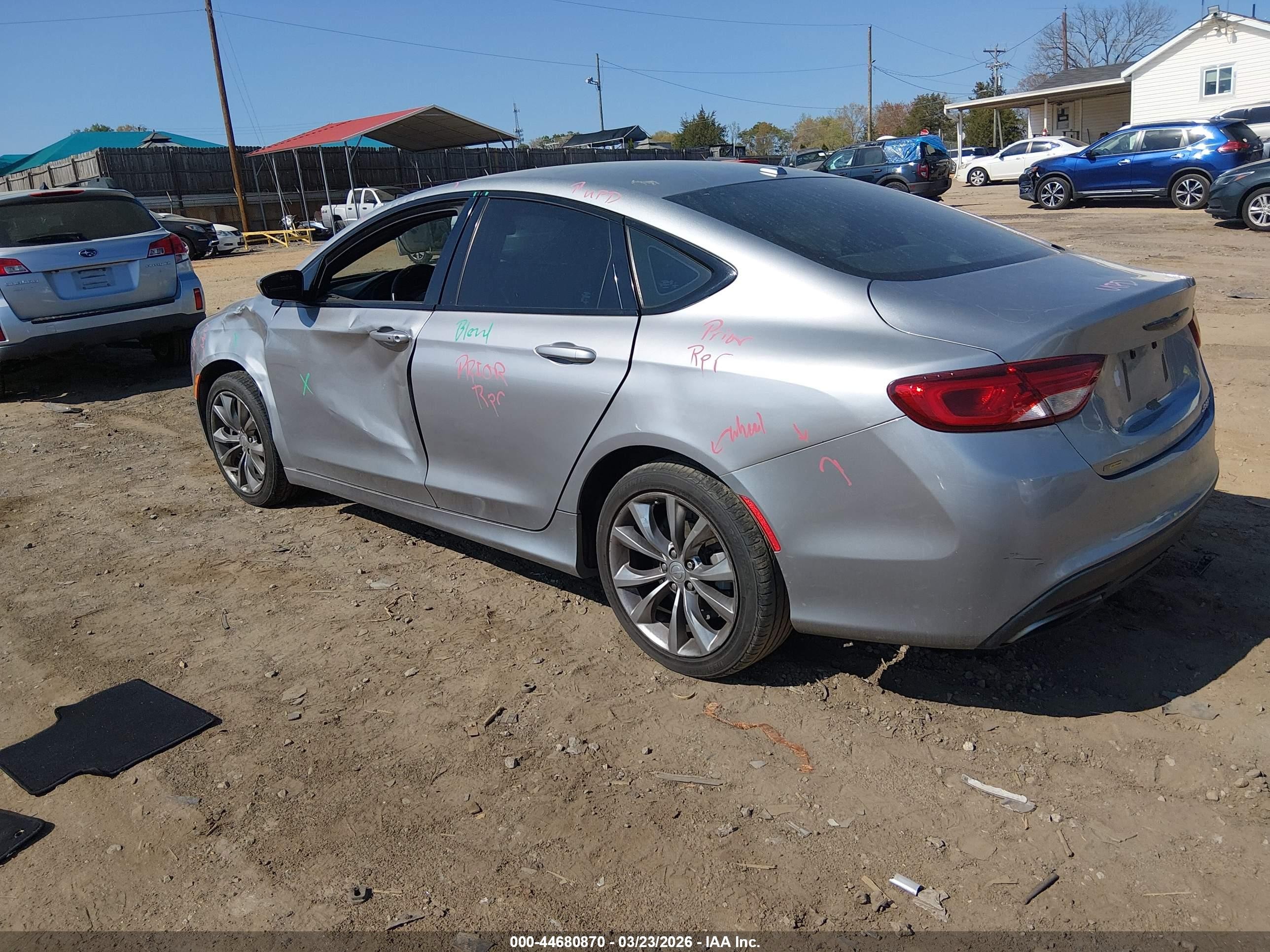 2015 Chrysler 200 S Silver vin: 1C3CCCBB6FN696481