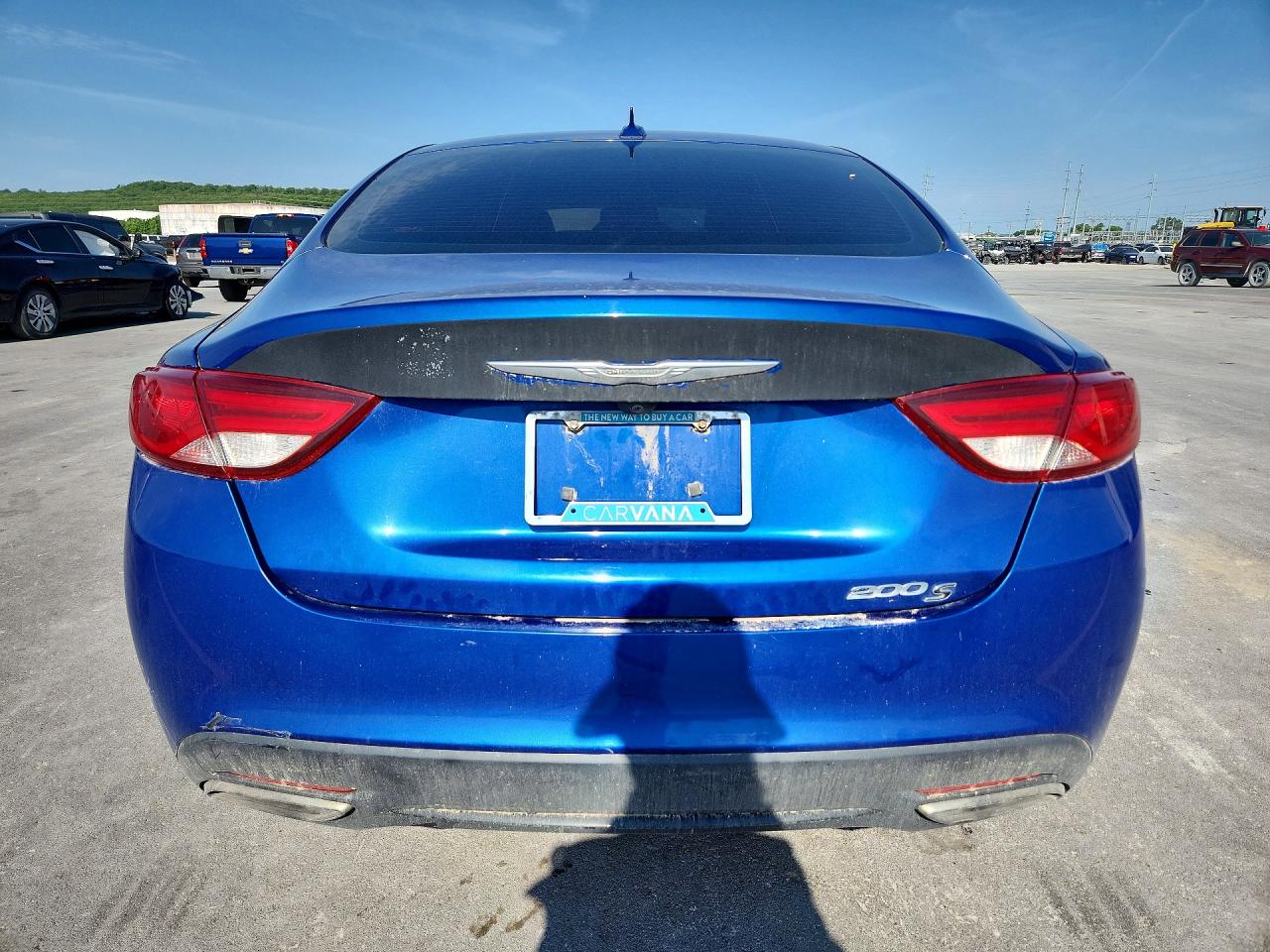 2015 Chrysler 200 S Blue vin: 1C3CCCBB7FN537985