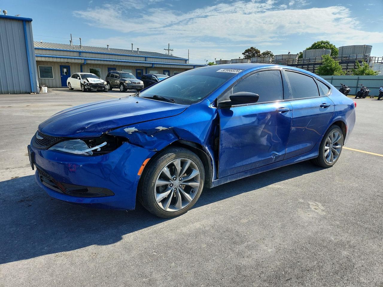 2015 Chrysler 200 S Blue vin: 1C3CCCBB7FN537985