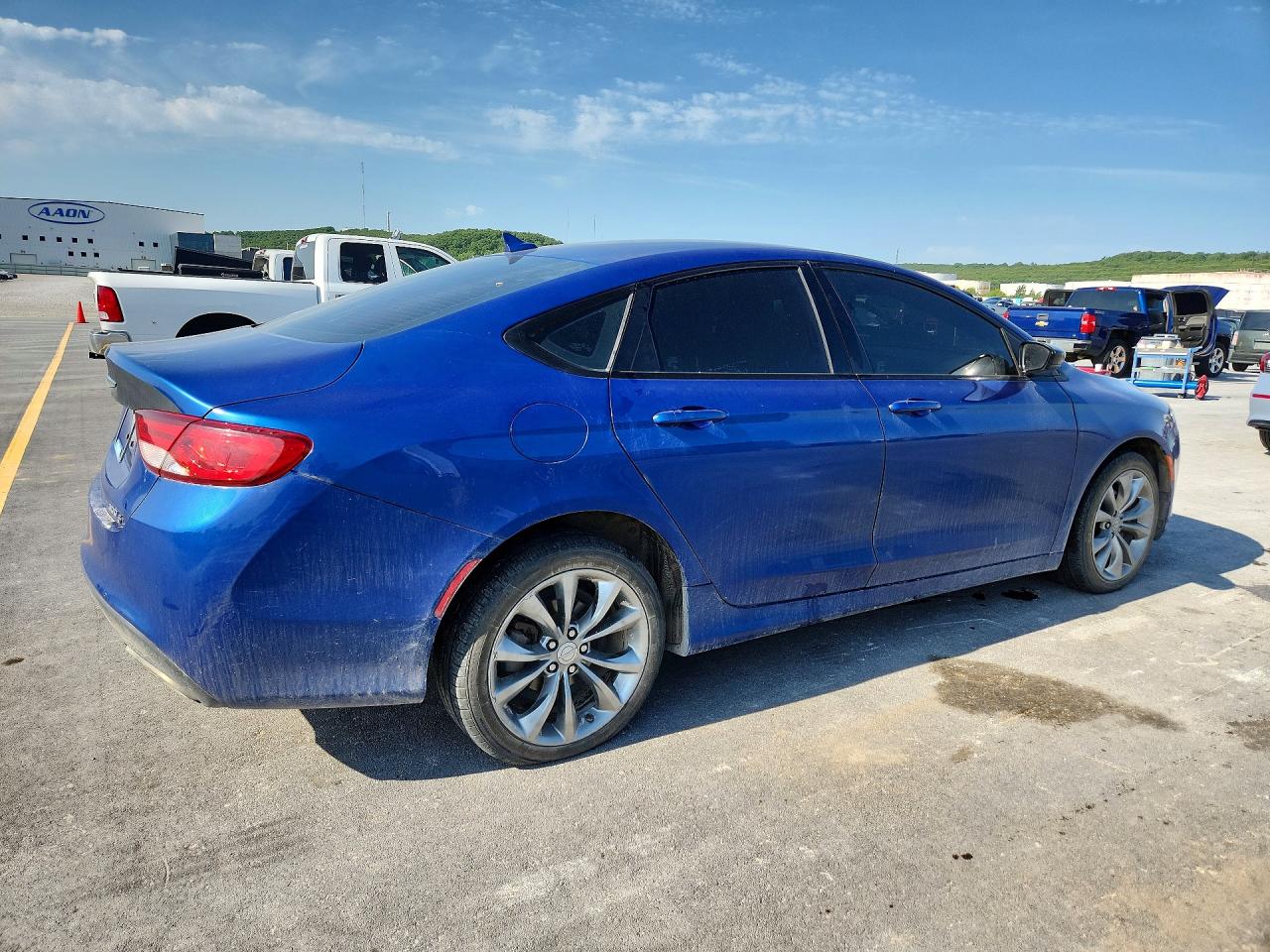 2015 Chrysler 200 S Blue vin: 1C3CCCBB7FN537985
