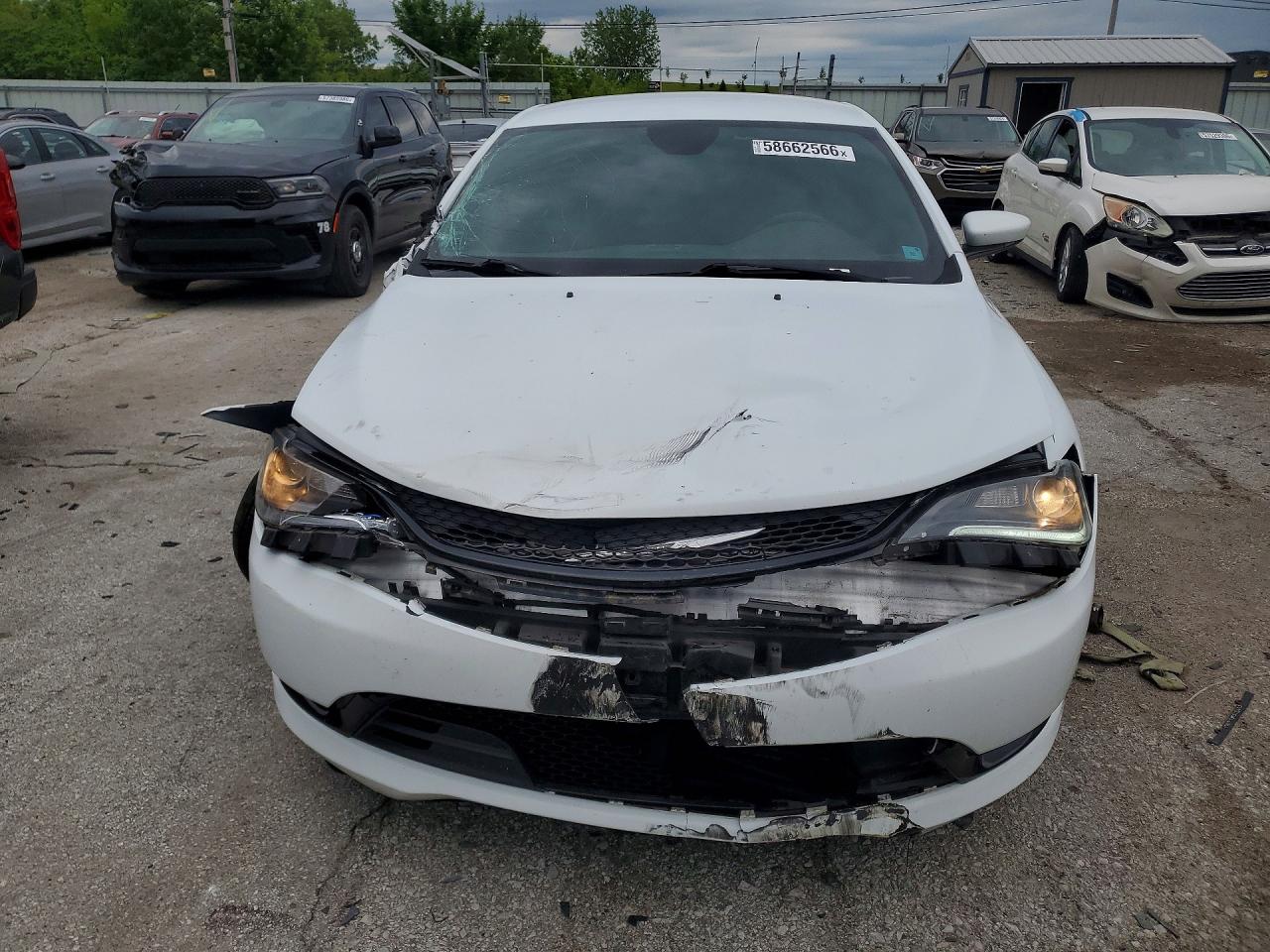 2015 Chrysler 200 S Белый vin: 1C3CCCBB7FN547089