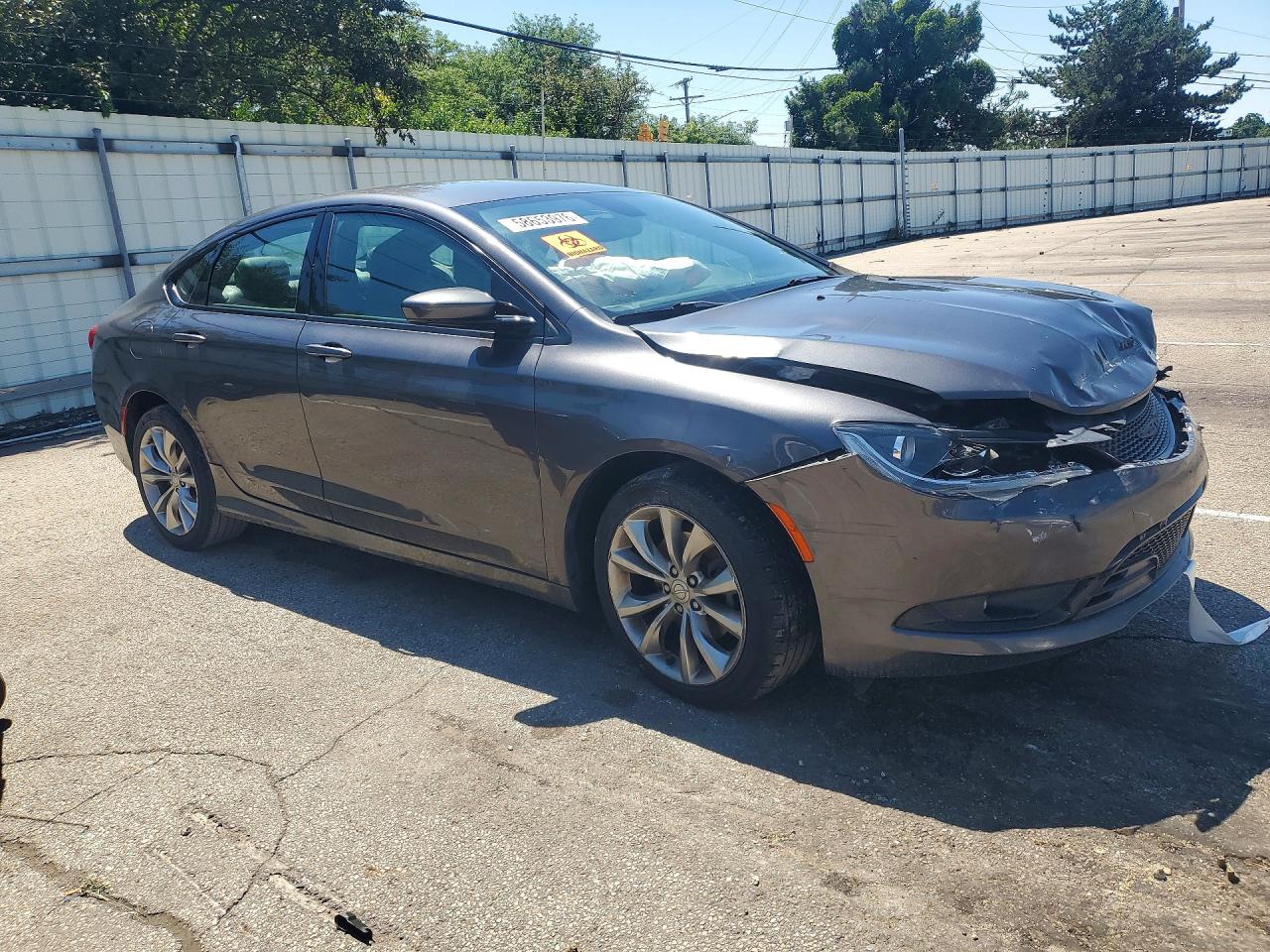 2015 Chrysler 200 S Черный vin: 1C3CCCBB7FN566130
