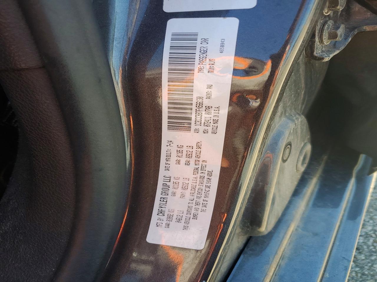 2015 Chrysler 200 S Черный vin: 1C3CCCBB7FN566130