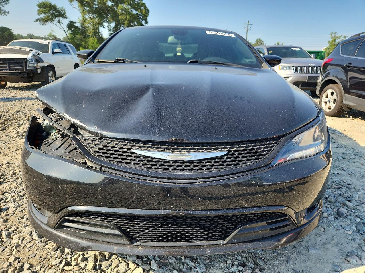 2015 Chrysler 200 S Черный vin: 1C3CCCBB7FN573112