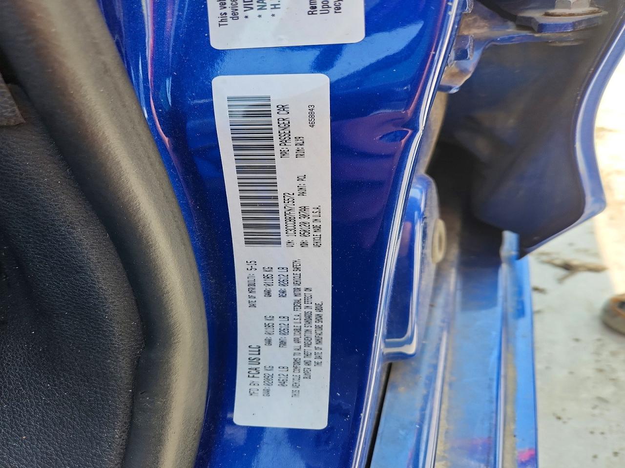 2015 Chrysler 200 S Blue vin: 1C3CCCBB7FN715572