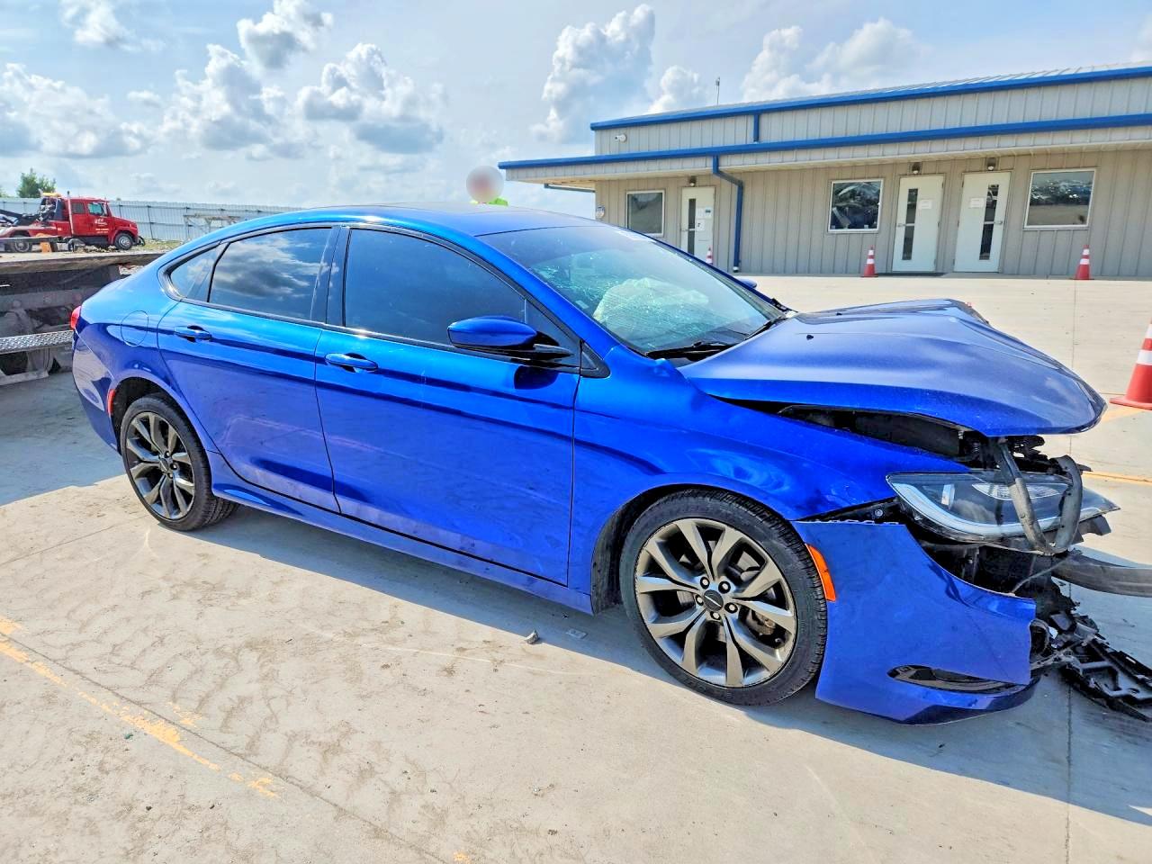 2015 Chrysler 200 S Blue vin: 1C3CCCBB7FN715572