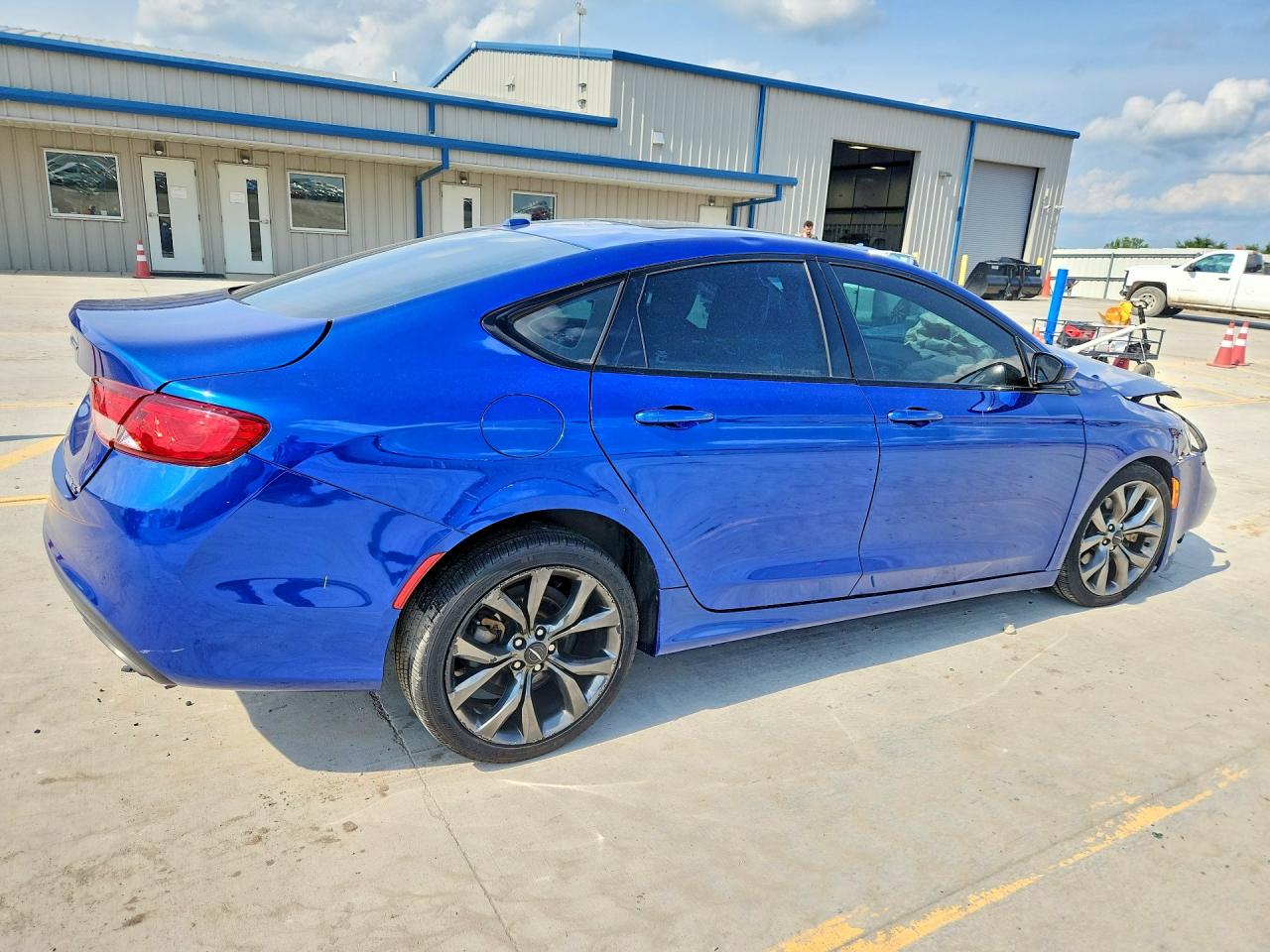 2015 Chrysler 200 S Blue vin: 1C3CCCBB7FN715572