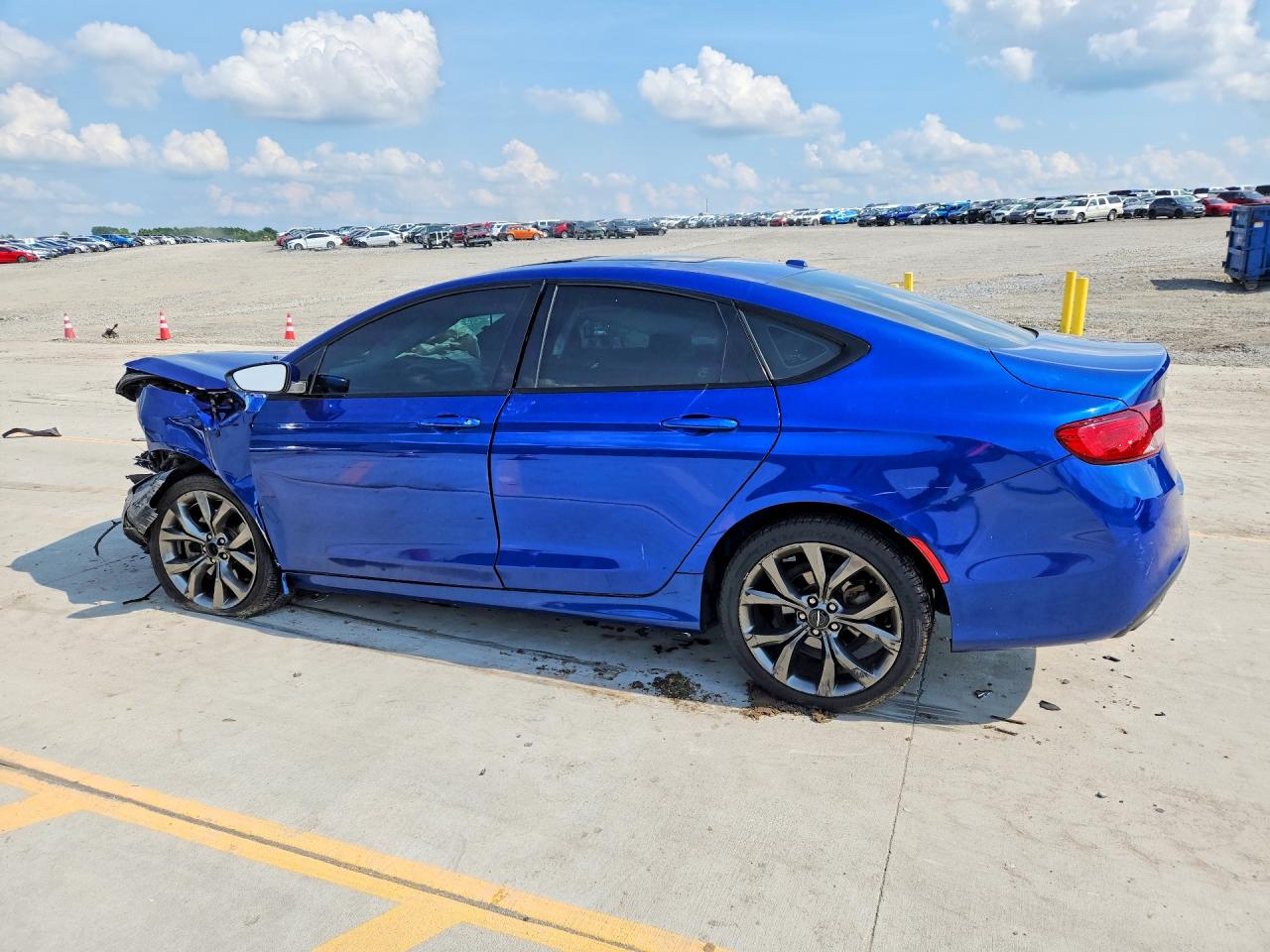 2015 Chrysler 200 S Blue vin: 1C3CCCBB7FN715572