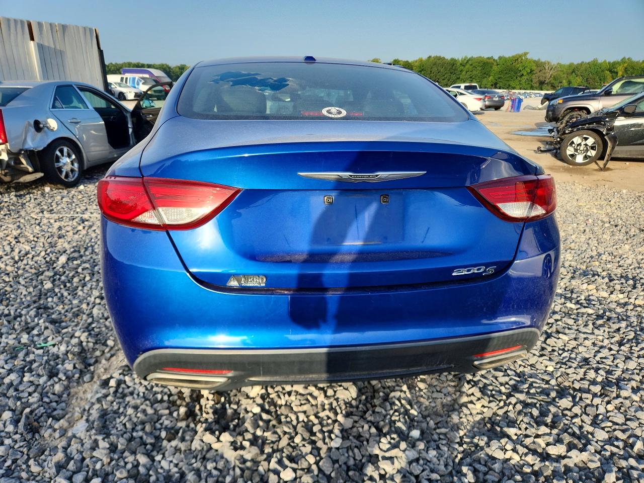 2015 Chrysler 200 S Blue vin: 1C3CCCBB7FN724739