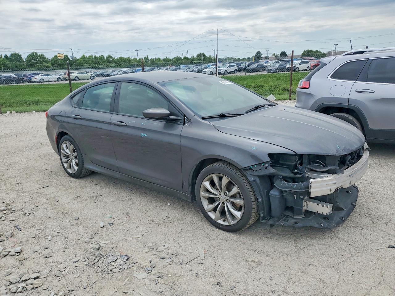 2015 Chrysler 200 S Gray vin: 1C3CCCBB7FN749172