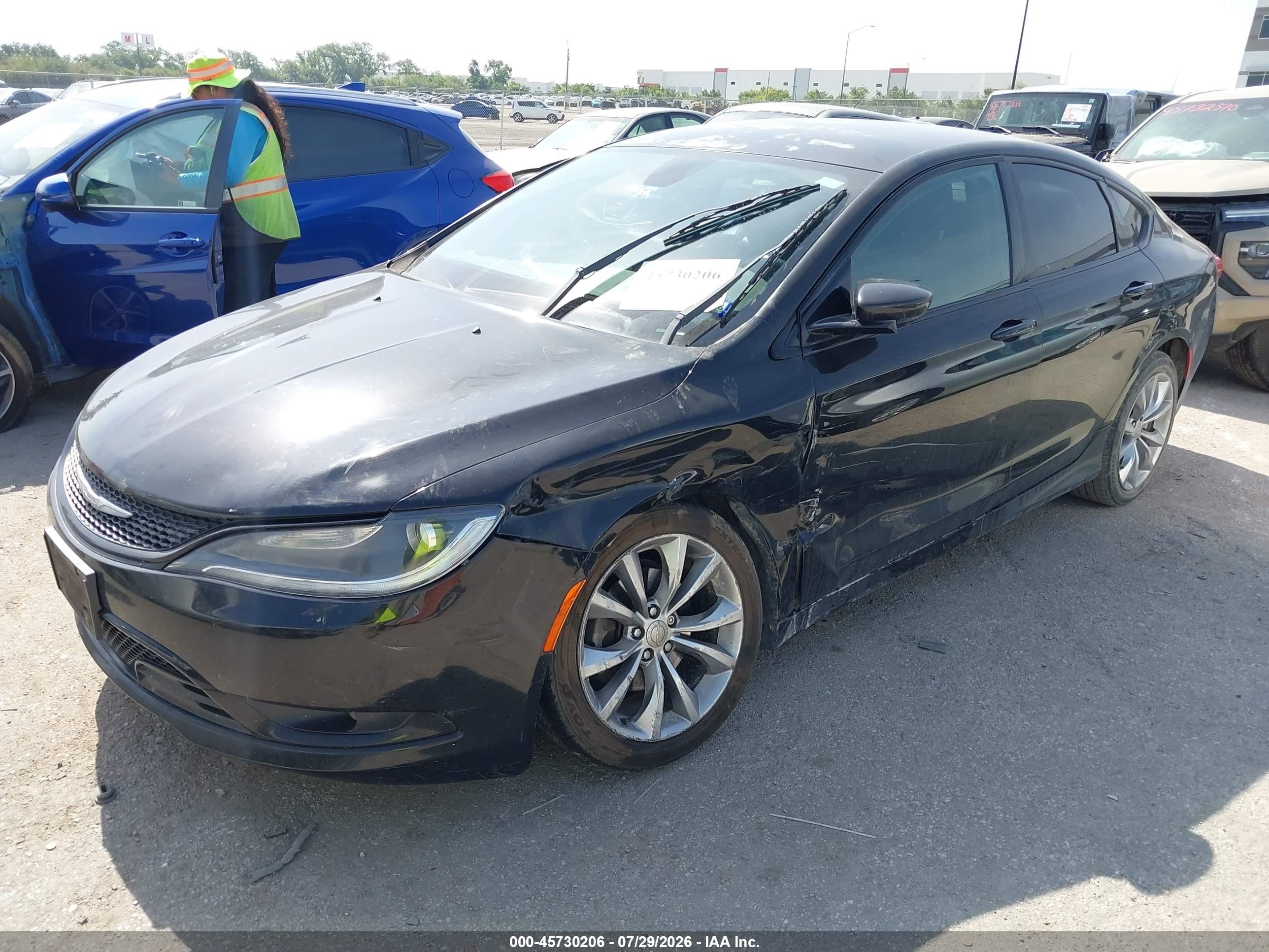 2016 Chrysler 200 S Black vin: 1C3CCCBB7GN139385