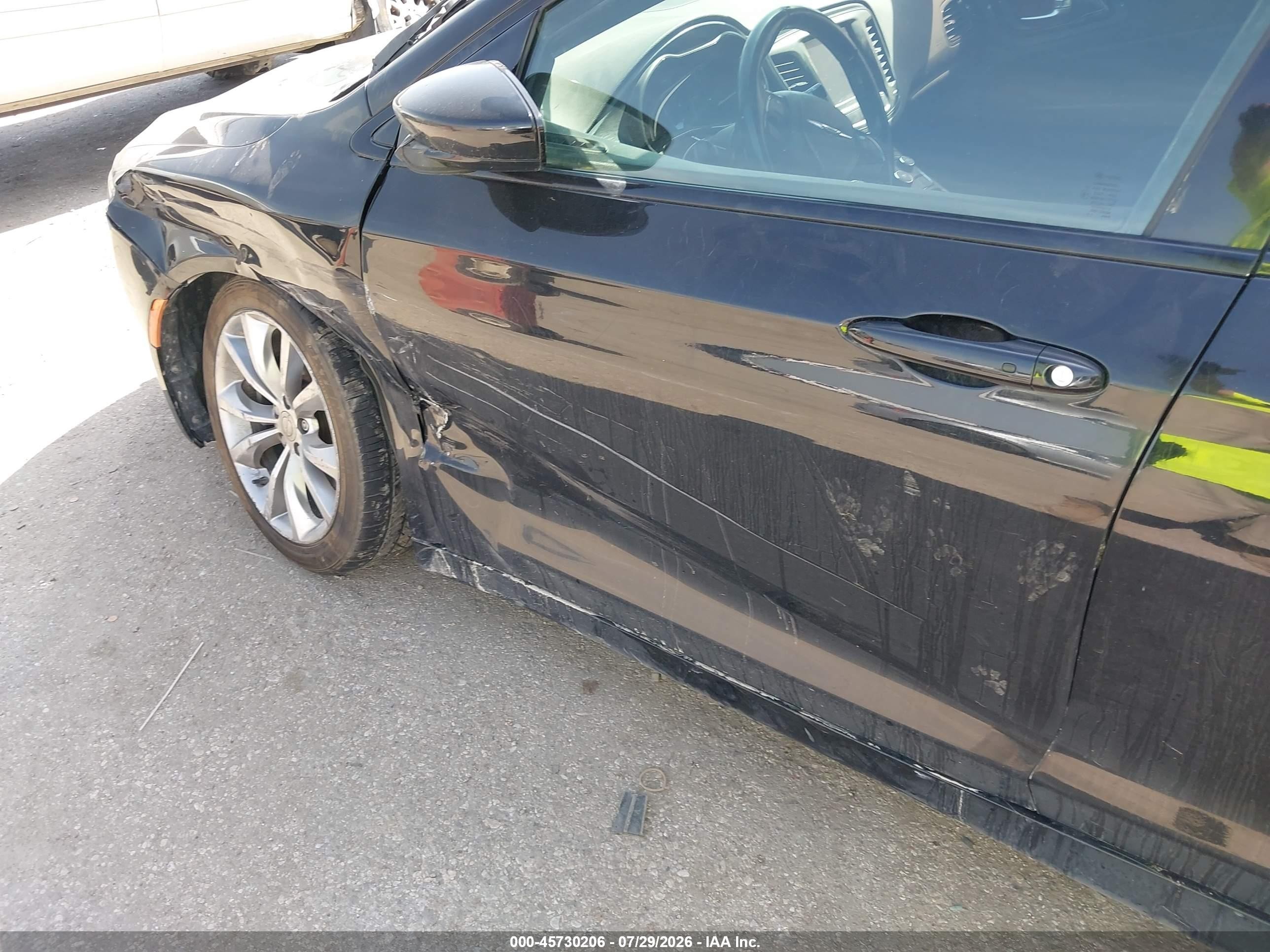 2016 Chrysler 200 S Black vin: 1C3CCCBB7GN139385