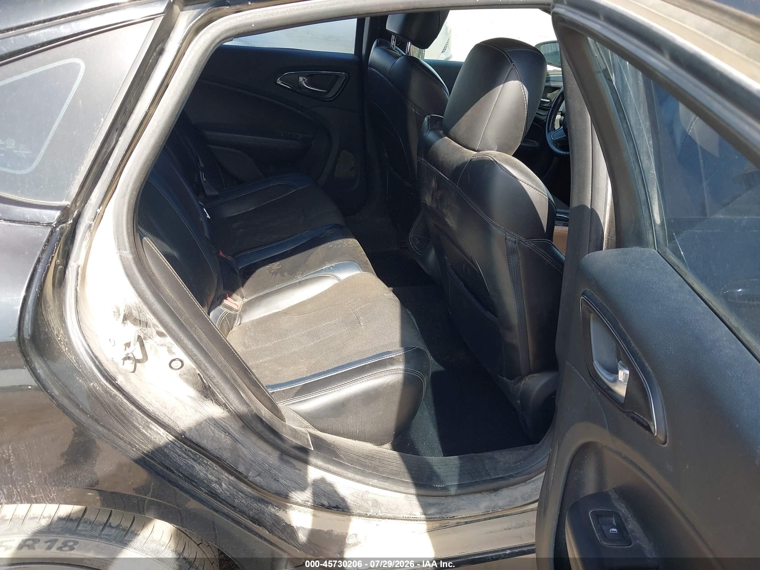 2016 Chrysler 200 S Black vin: 1C3CCCBB7GN139385