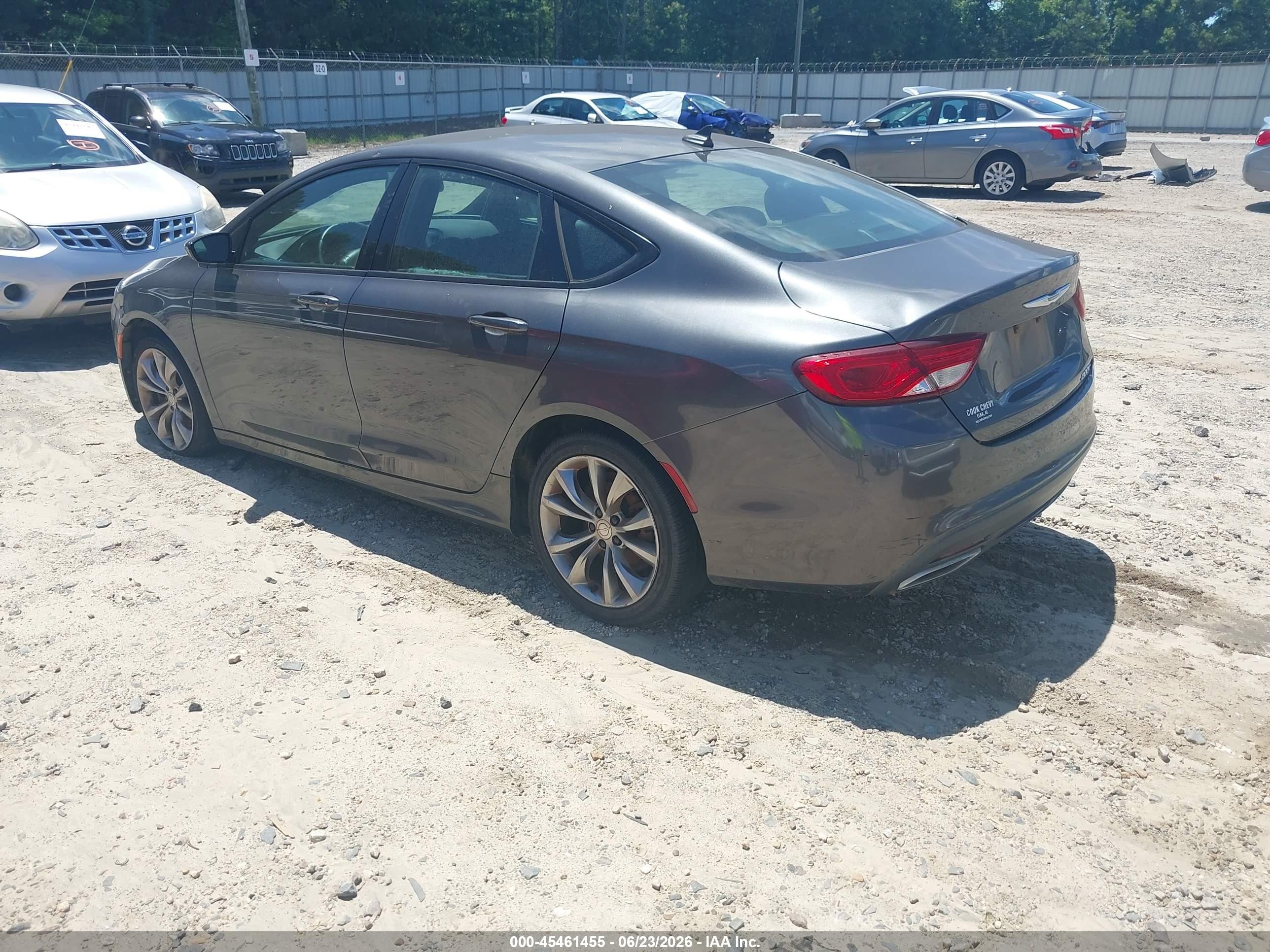 2015 Chrysler 200 S Серый vin: 1C3CCCBB9FN529547