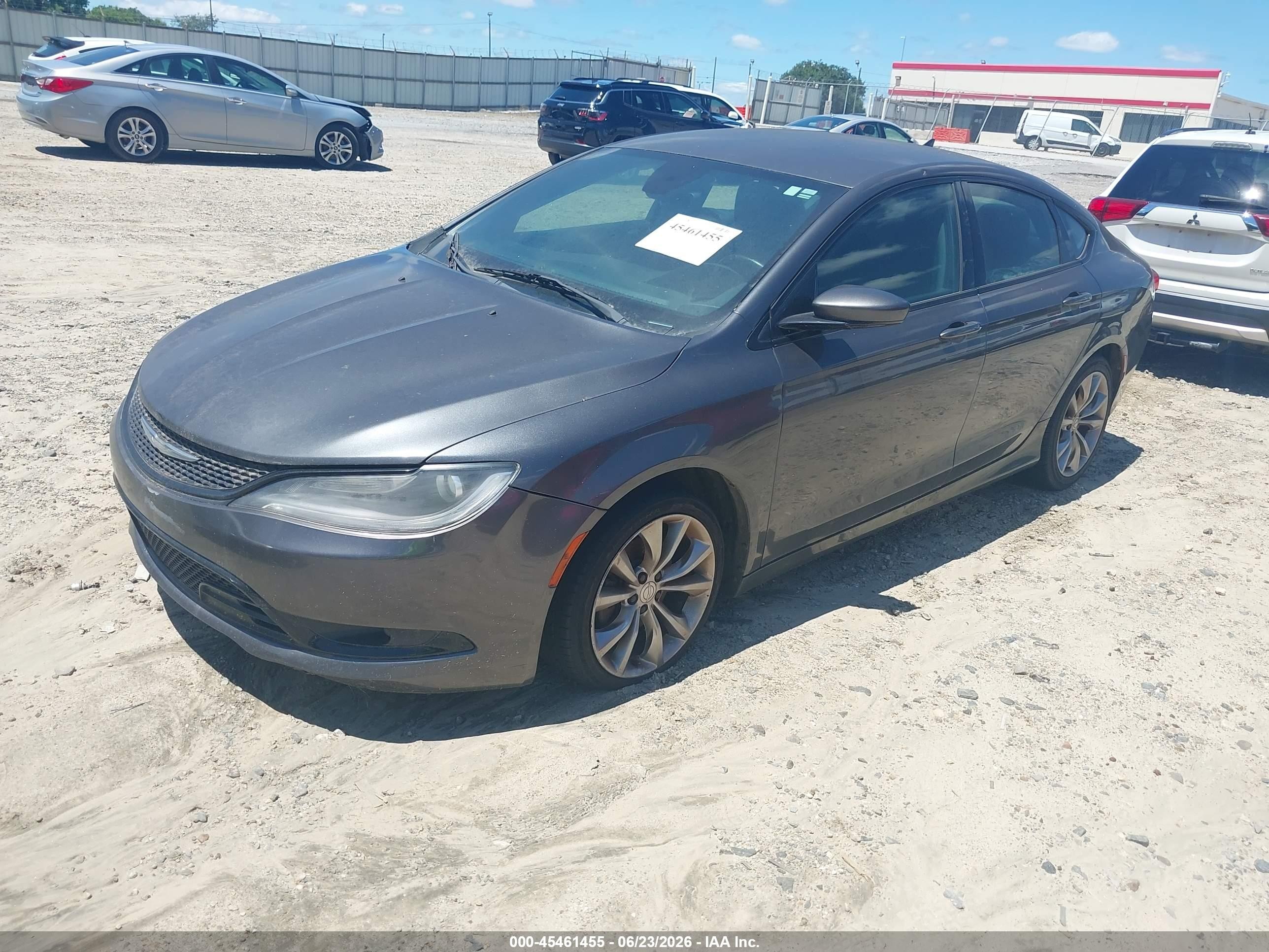 2015 Chrysler 200 S Серый vin: 1C3CCCBB9FN529547